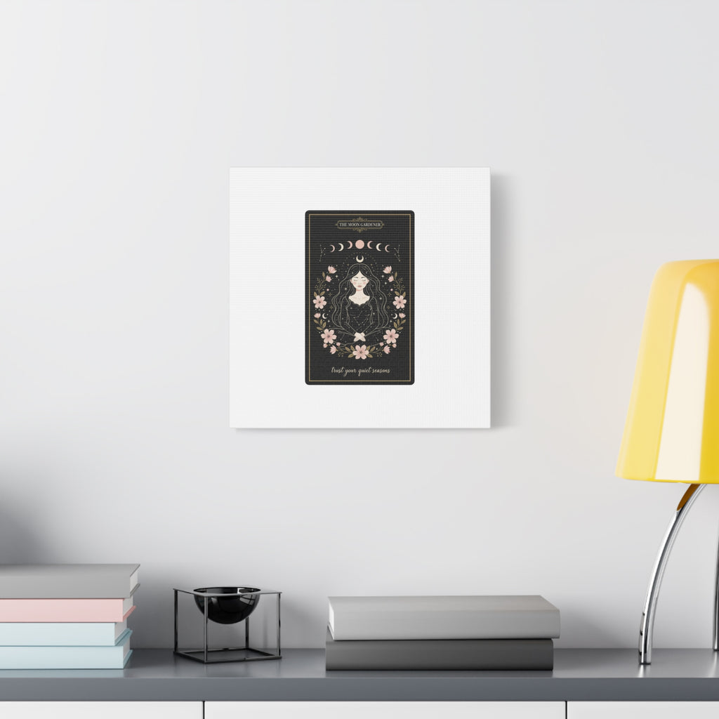 Celestial Tarot Line Art Canvas, modern tarot, celestial line art