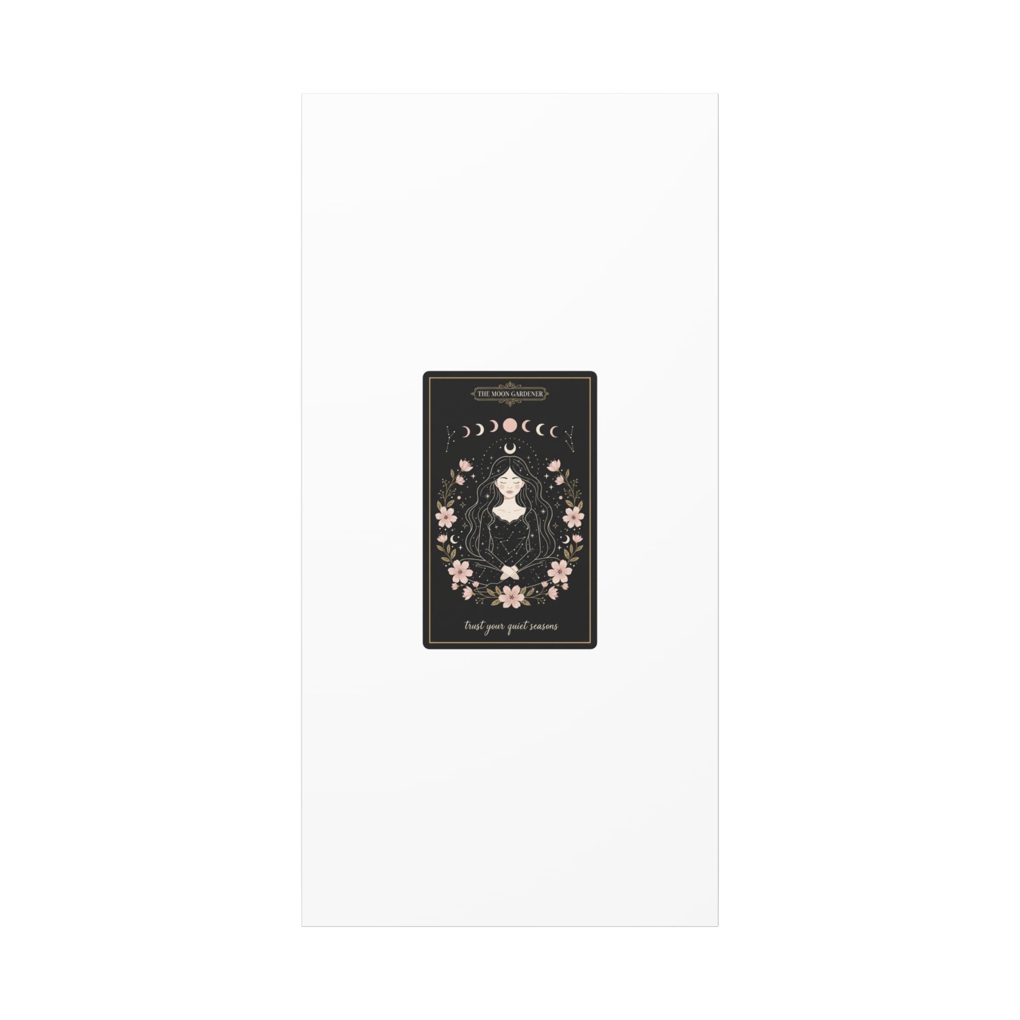 Celestial Tarot Line Art Canvas, modern tarot, celestial line art