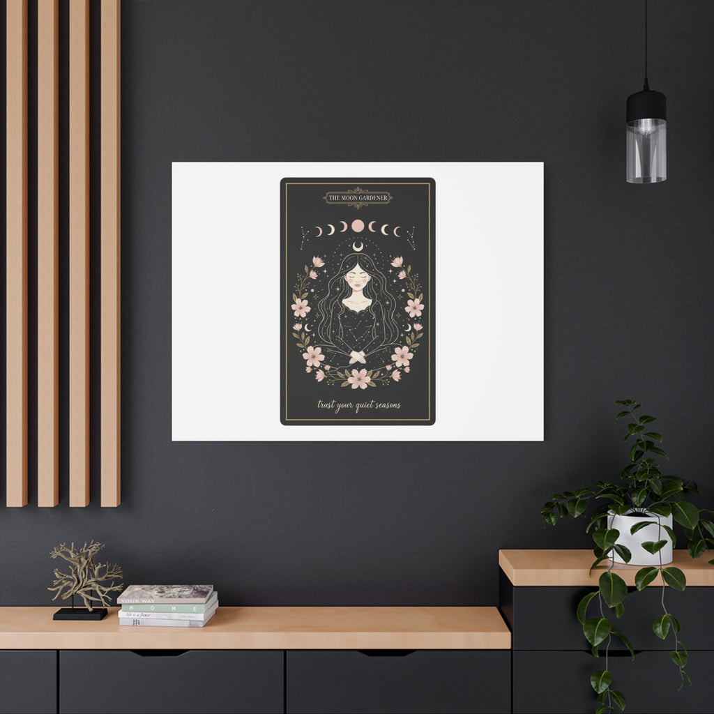Celestial Tarot Line Art Canvas, modern tarot, celestial line art
