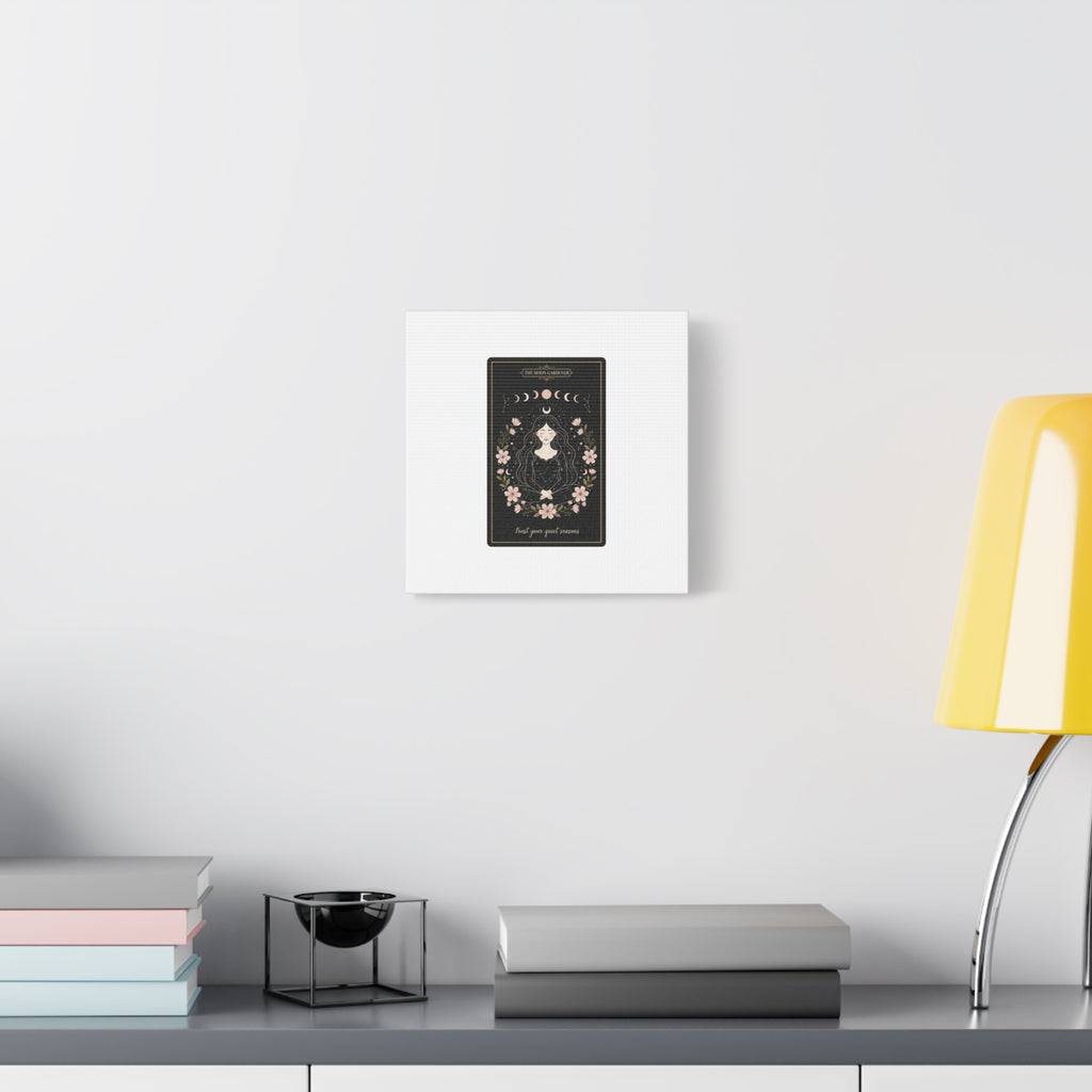Celestial Tarot Line Art Canvas, modern tarot, celestial line art
