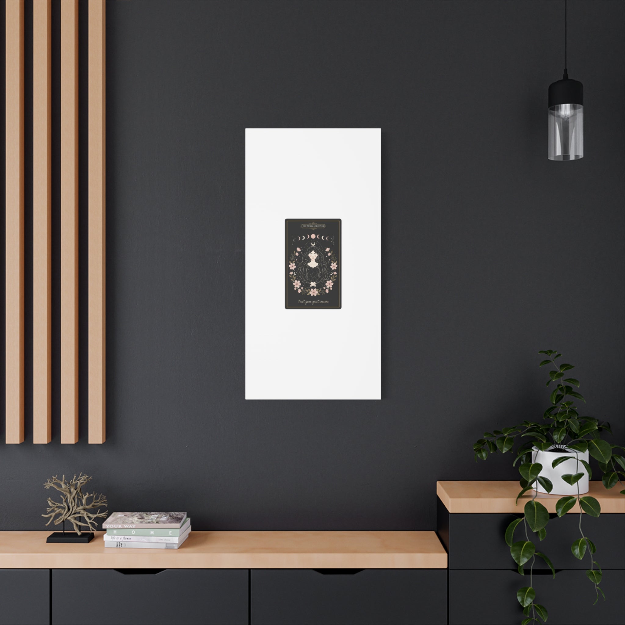 Celestial Tarot Line Art Canvas, modern tarot, celestial line art