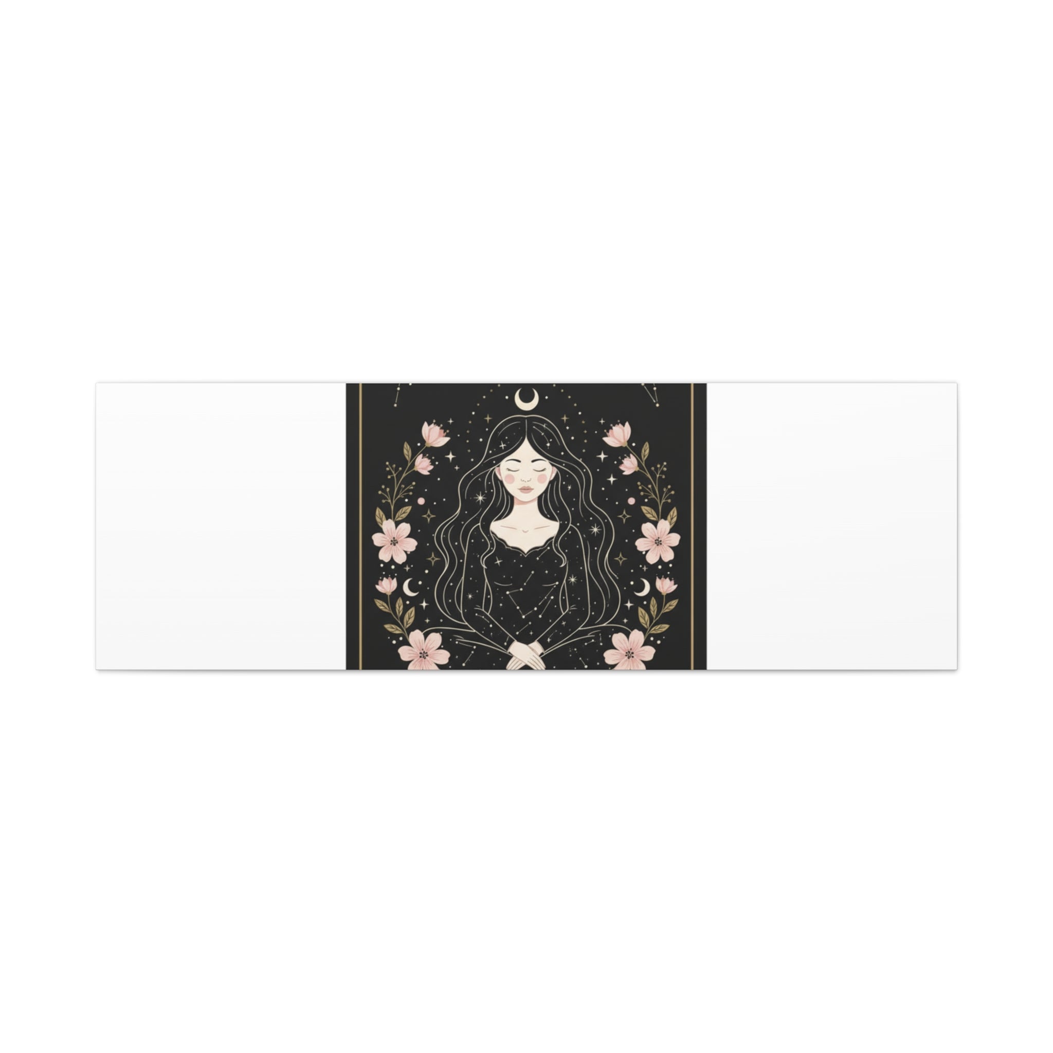 Celestial Tarot Line Art Canvas, modern tarot, celestial line art