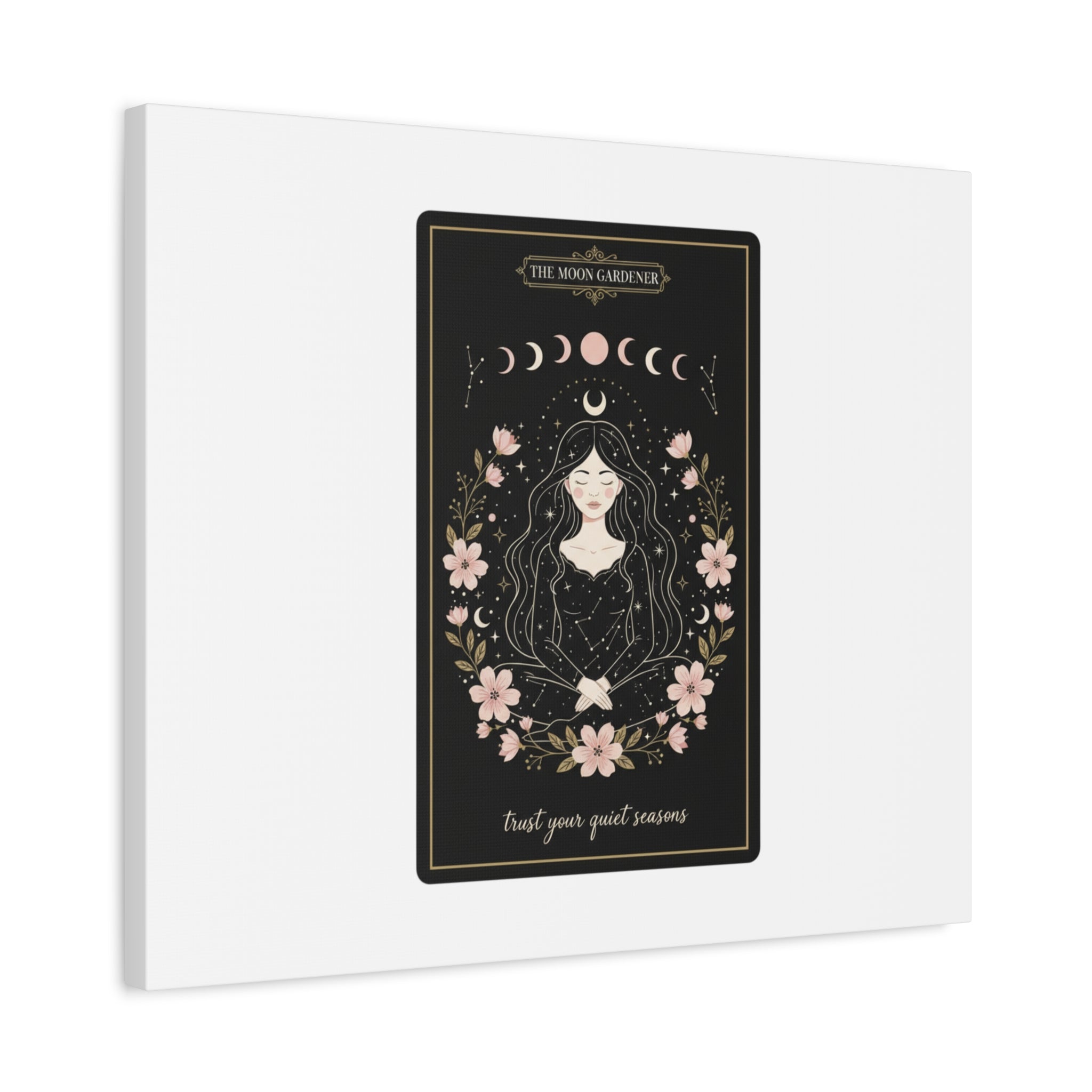 Celestial Tarot Line Art Canvas, modern tarot, celestial line art