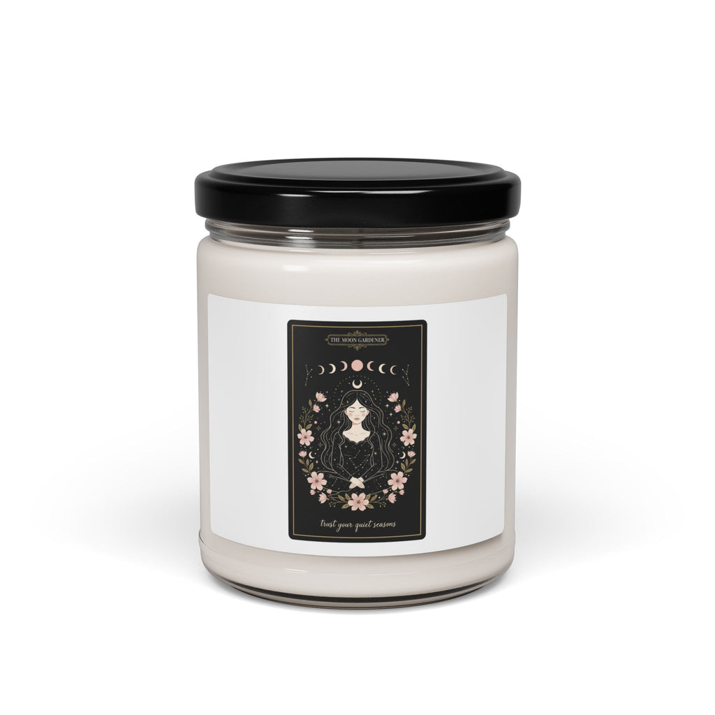 Celestial Line Art Soy Candle, modern tarot | zodiac minimalist
