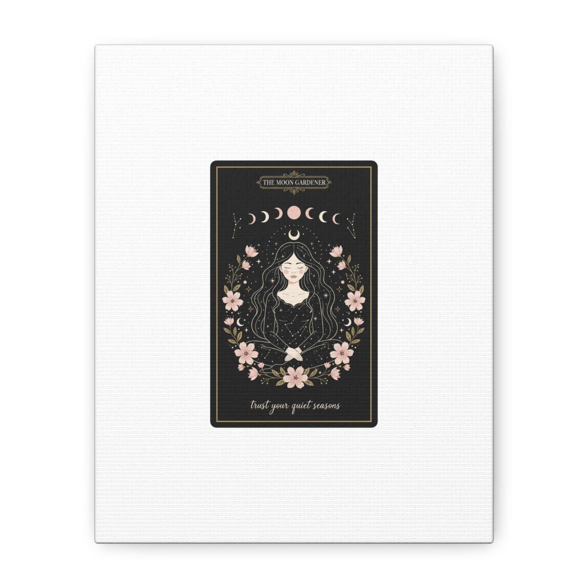 Celestial Tarot Line Art Canvas, modern tarot, celestial line art