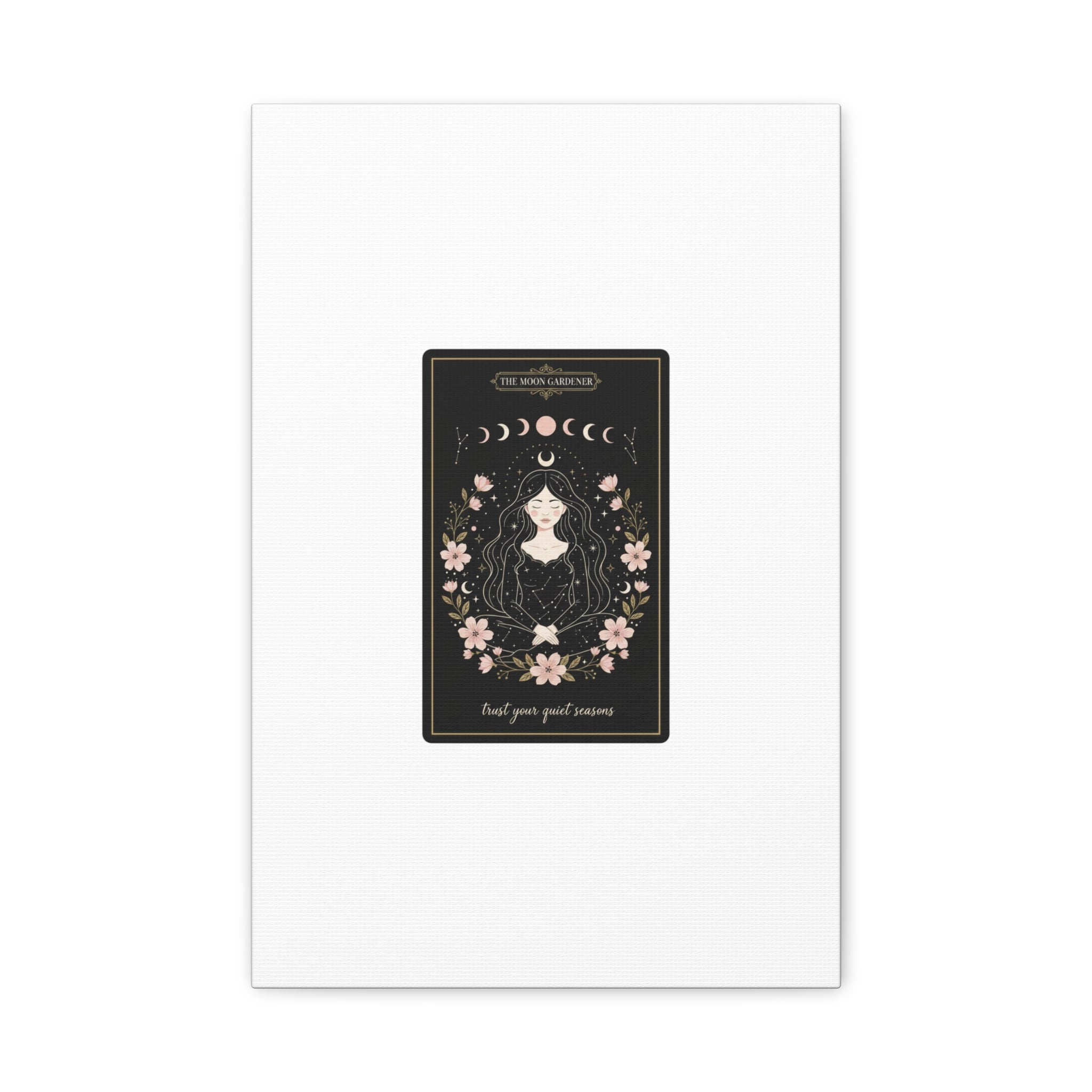 Celestial Tarot Line Art Canvas, modern tarot, celestial line art