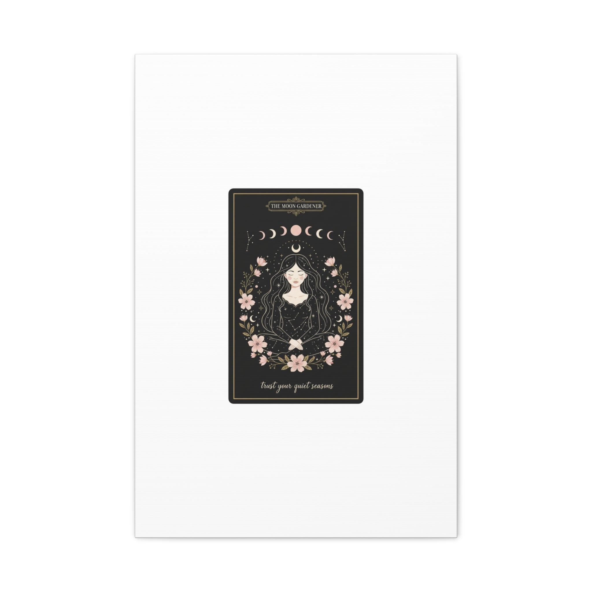 Celestial Tarot Line Art Canvas, modern tarot, celestial line art