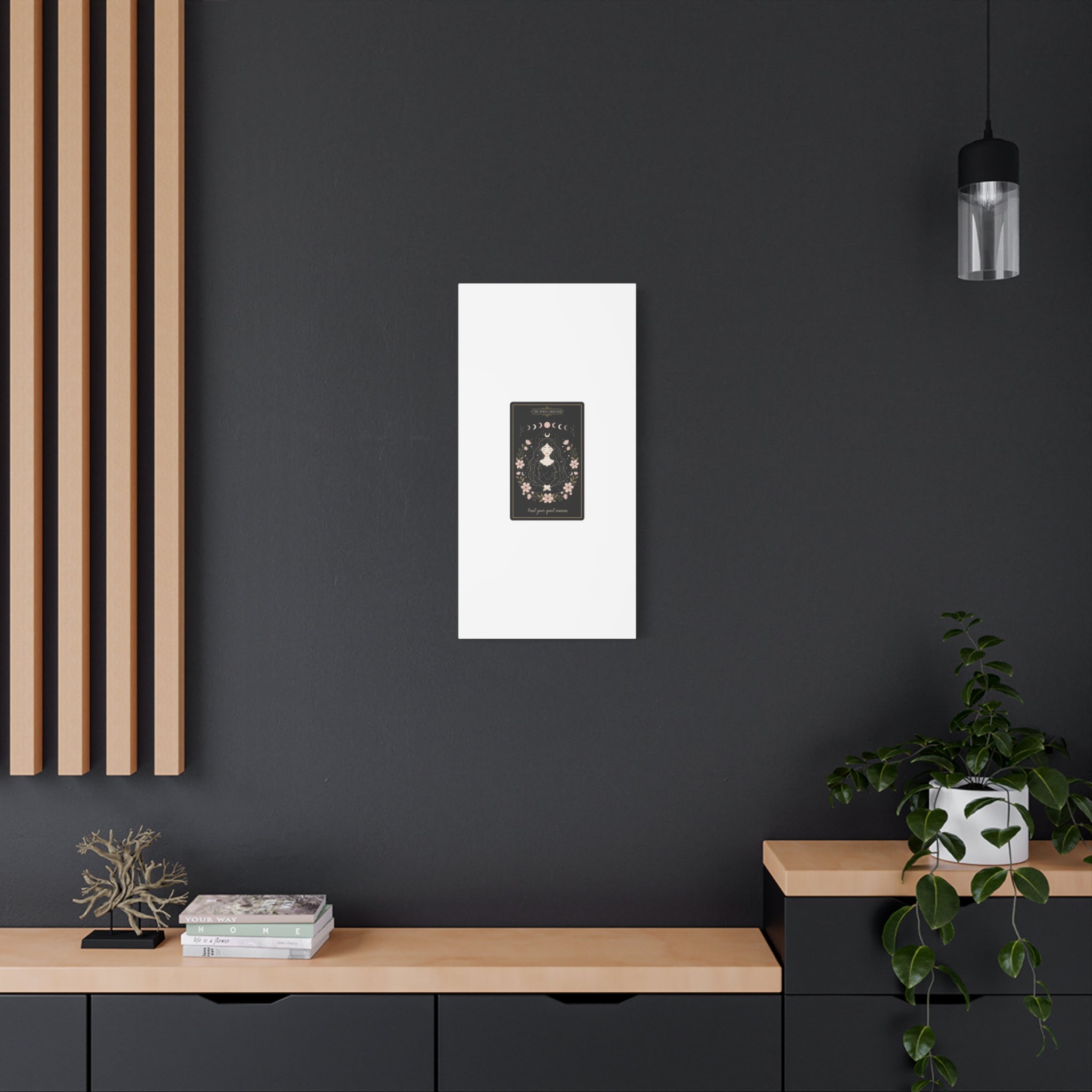 Celestial Tarot Line Art Canvas, modern tarot, celestial line art