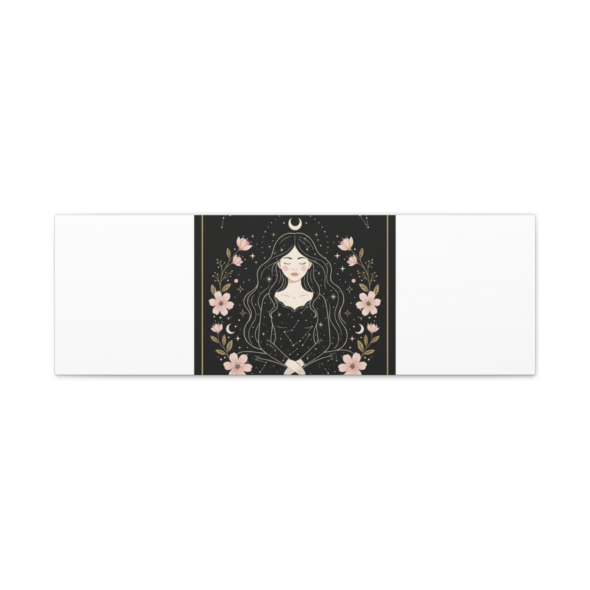 Celestial Tarot Line Art Canvas, modern tarot, celestial line art
