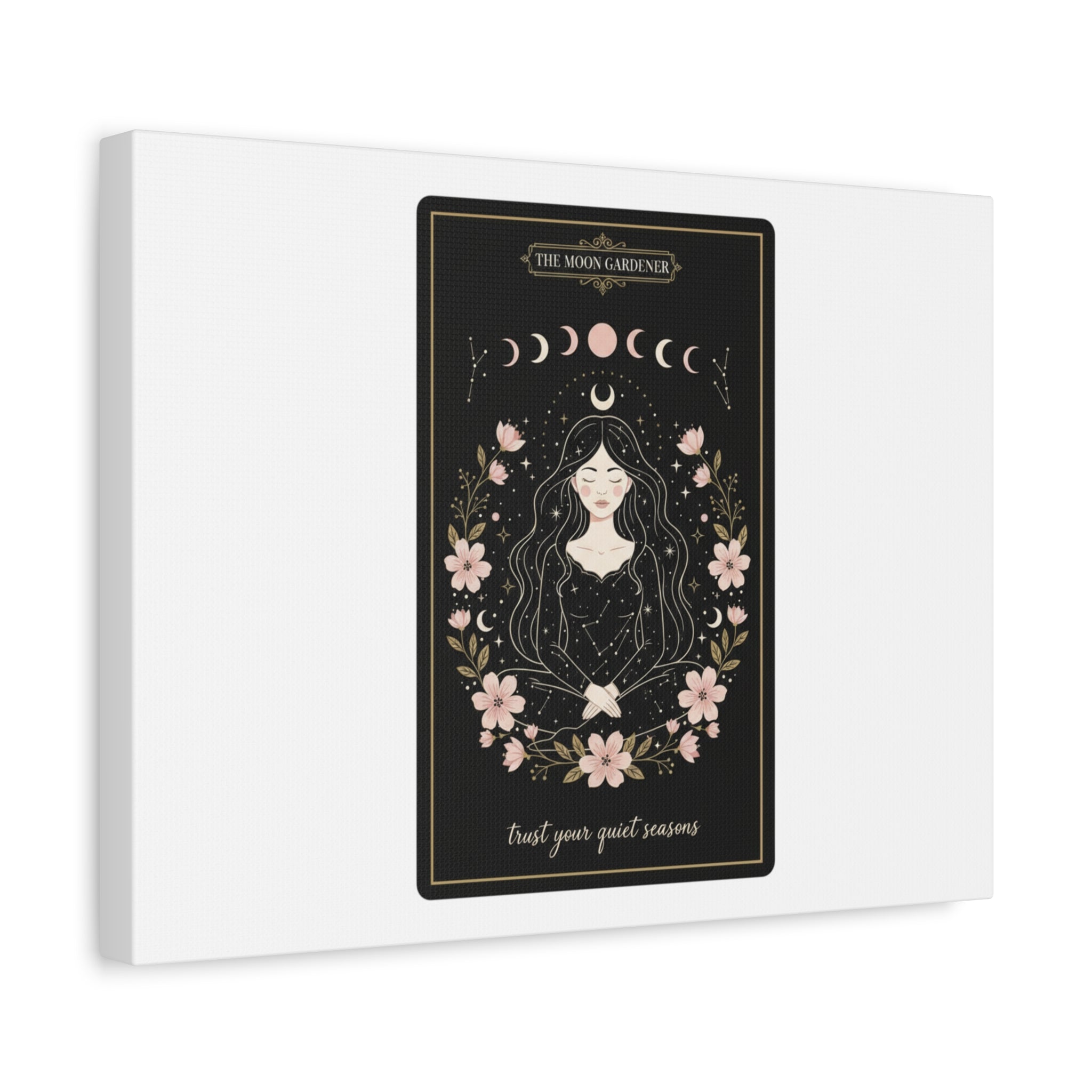Celestial Tarot Line Art Canvas, modern tarot, celestial line art