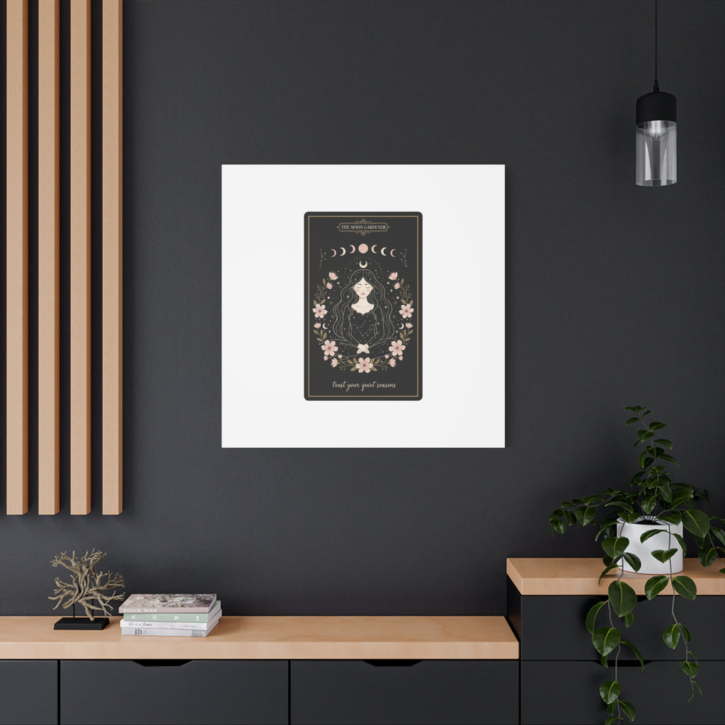 Celestial Tarot Line Art Canvas, modern tarot, celestial line art