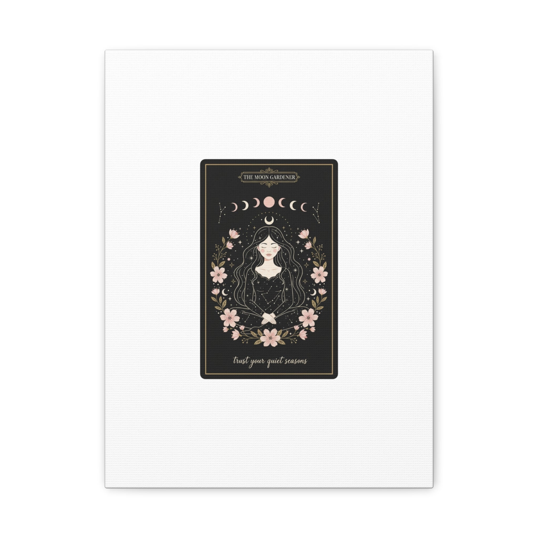 Celestial Tarot Line Art Canvas, modern tarot, celestial line art
