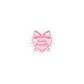 Rotting Beautifully Kiss-Cut Sticker | coquette ribbon, pastel humor