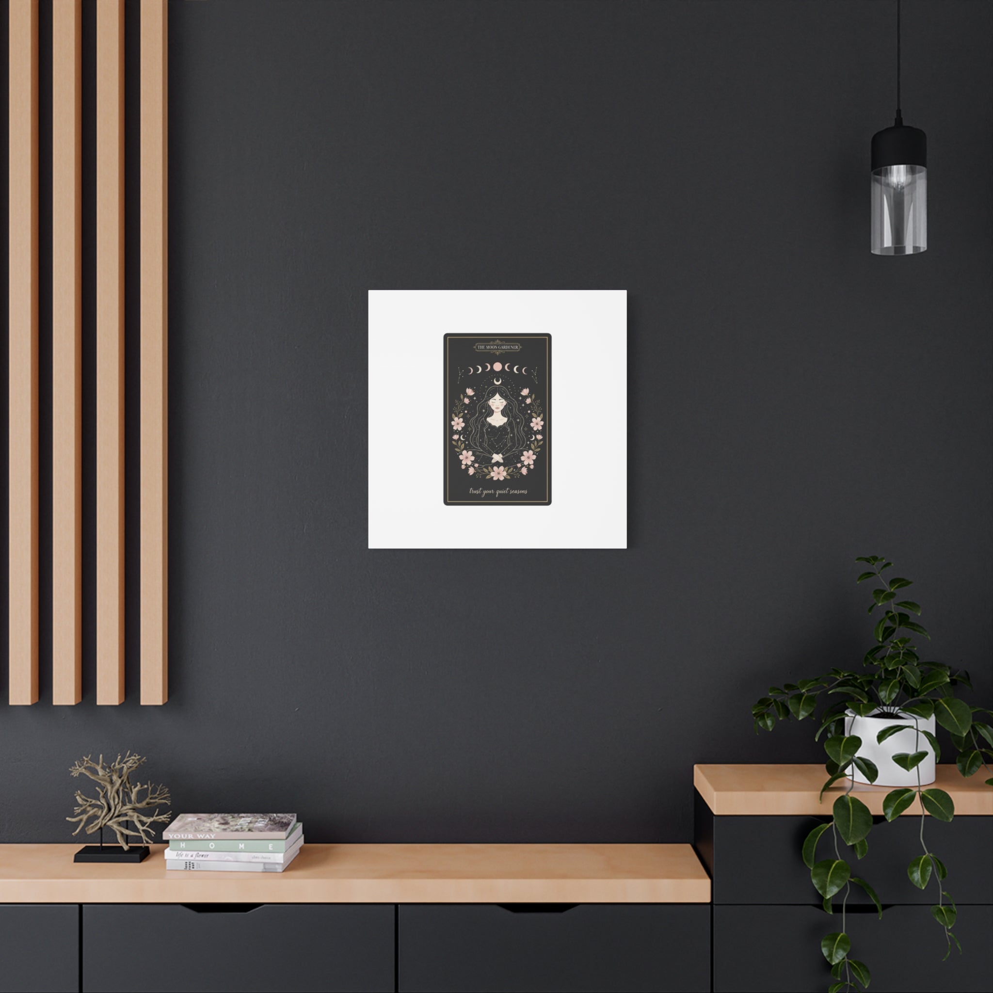 Celestial Tarot Line Art Canvas, modern tarot, celestial line art