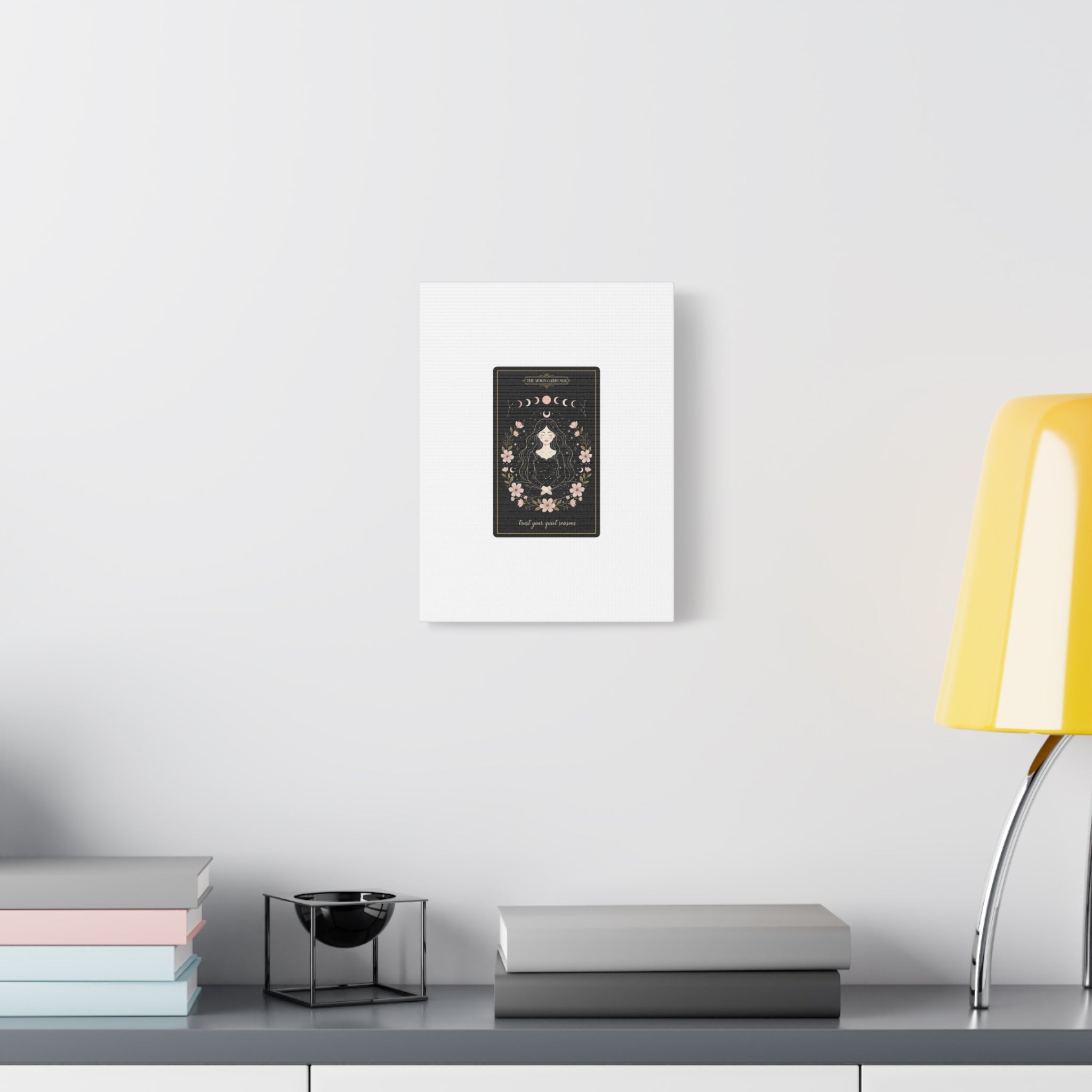 Celestial Tarot Line Art Canvas, modern tarot, celestial line art