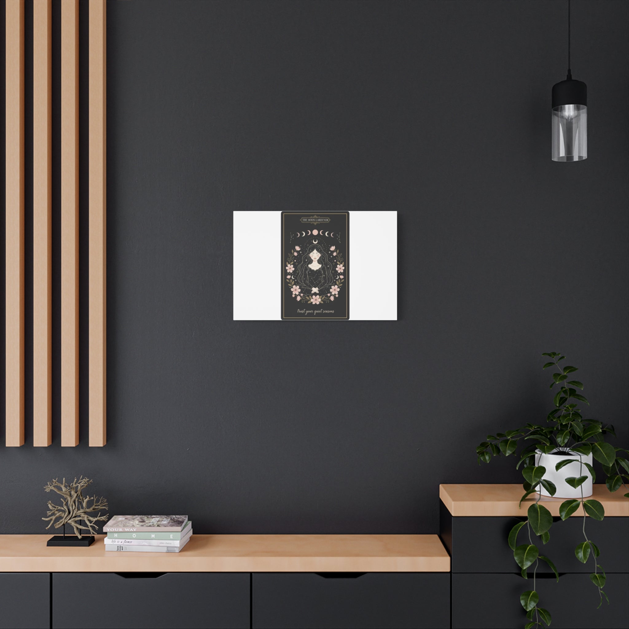 Celestial Tarot Line Art Canvas, modern tarot, celestial line art