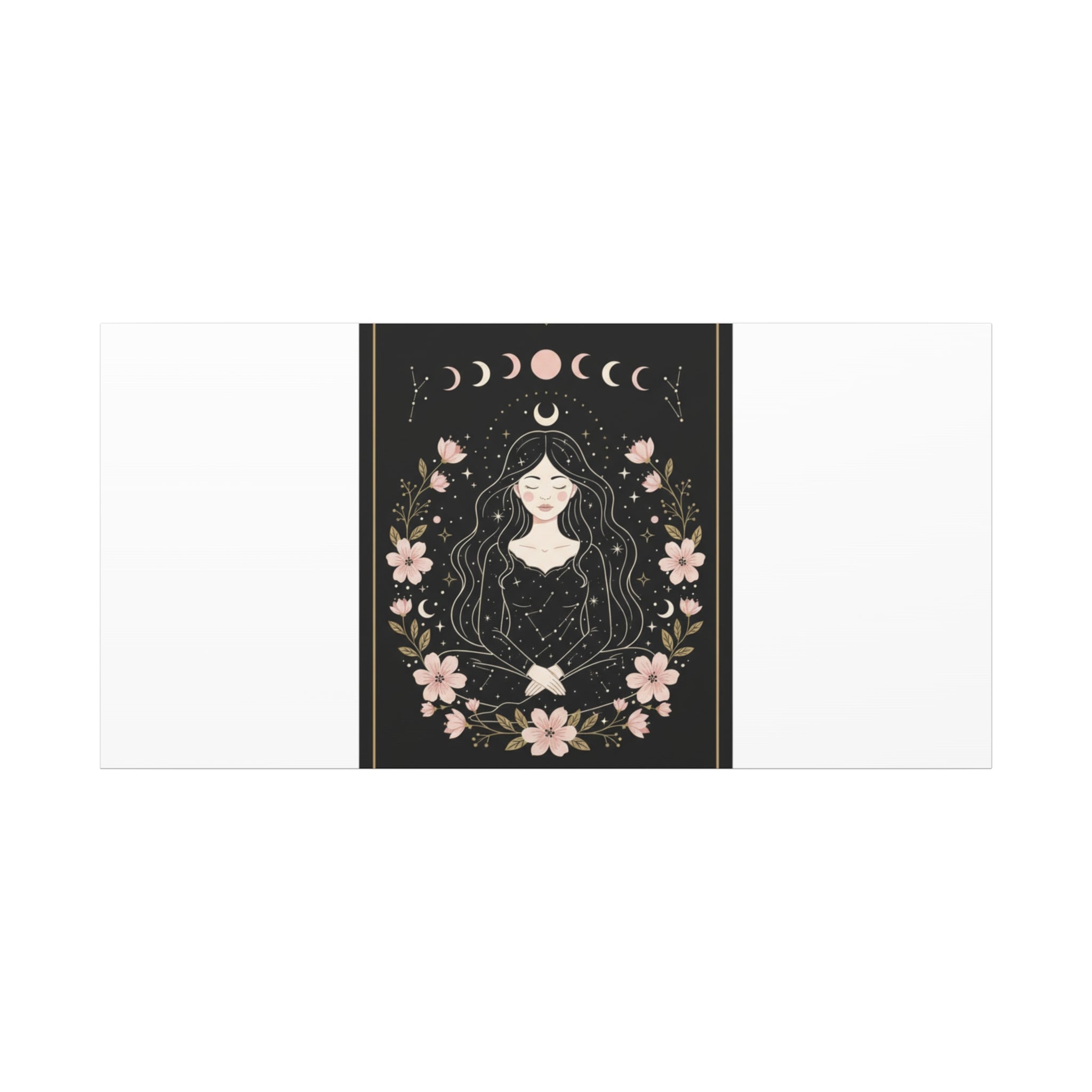 Celestial Tarot Line Art Canvas, modern tarot, celestial line art
