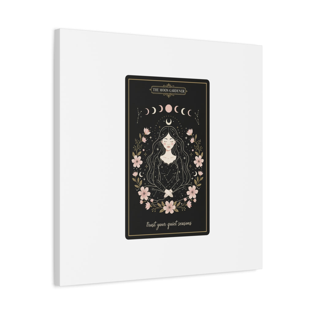Celestial Tarot Line Art Canvas, modern tarot, celestial line art