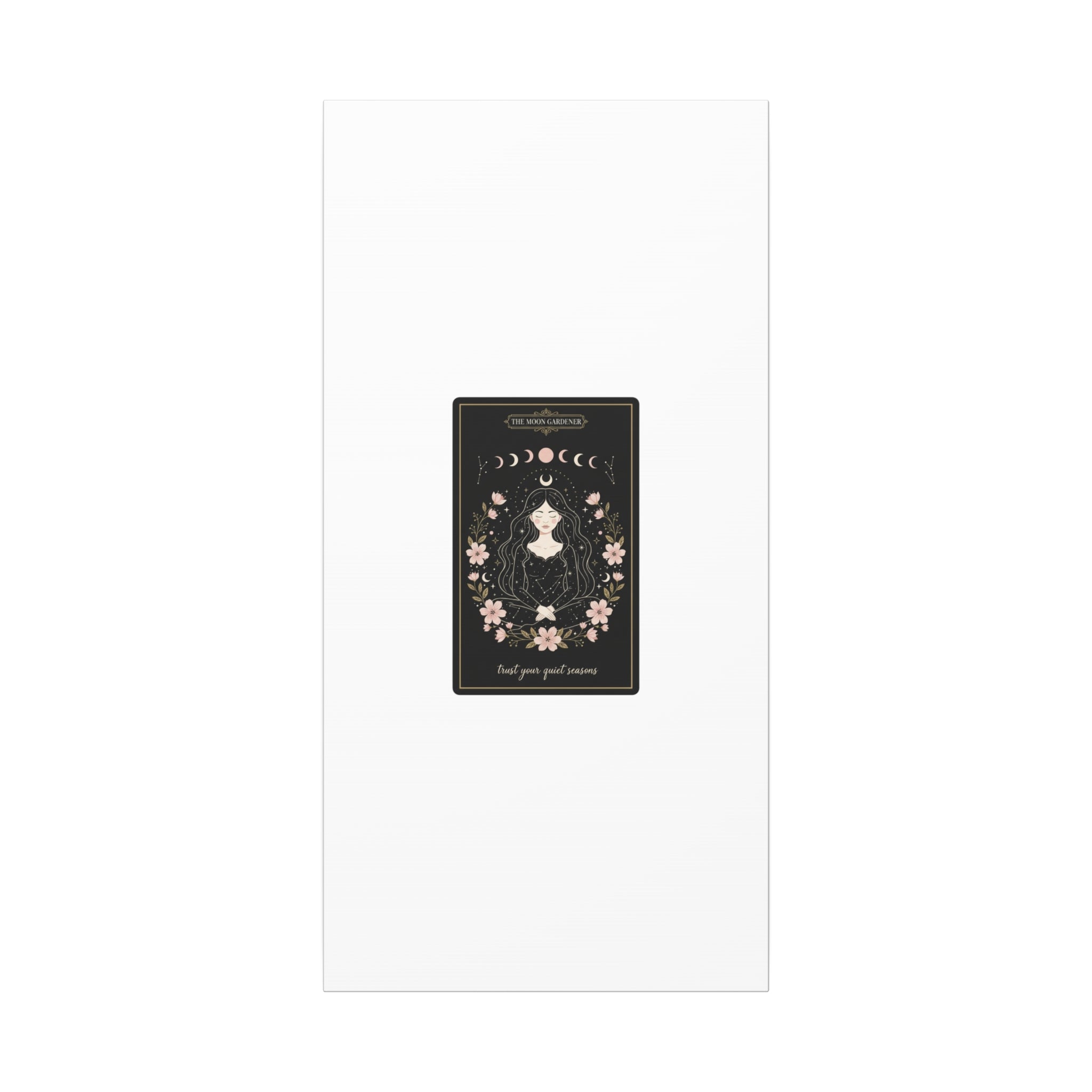 Celestial Tarot Line Art Canvas, modern tarot, celestial line art