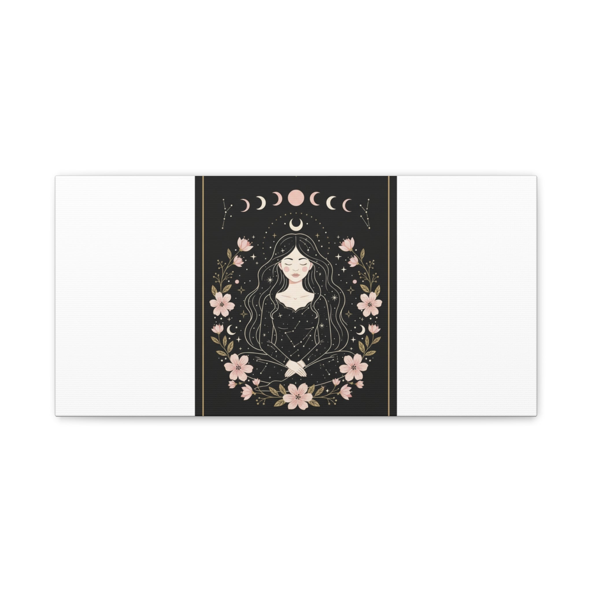 Celestial Tarot Line Art Canvas, modern tarot, celestial line art