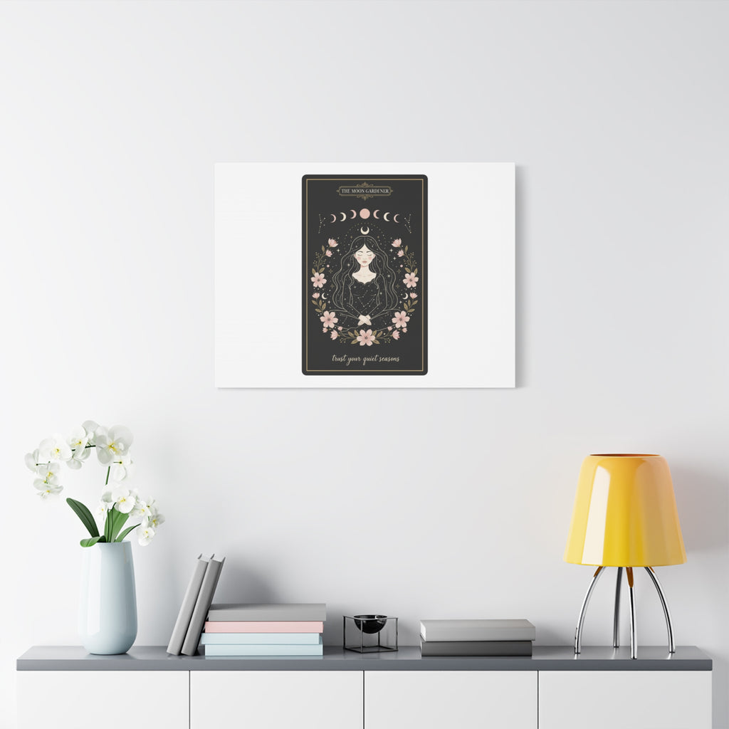 Celestial Tarot Line Art Canvas, modern tarot, celestial line art