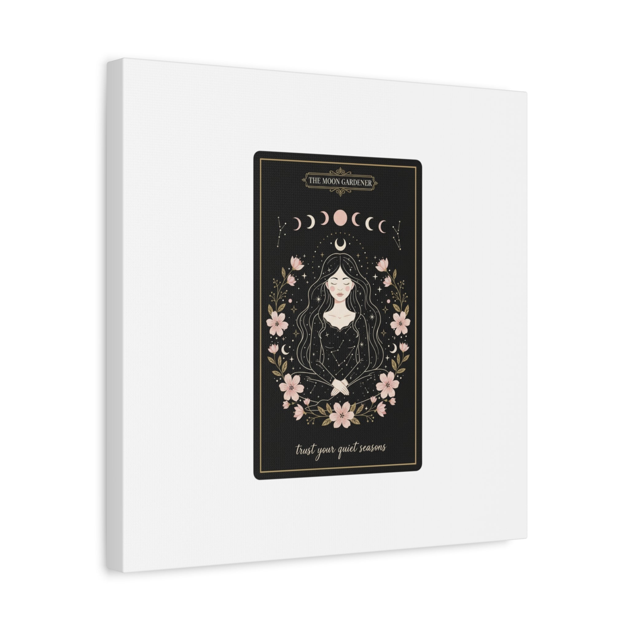 Celestial Tarot Line Art Canvas, modern tarot, celestial line art