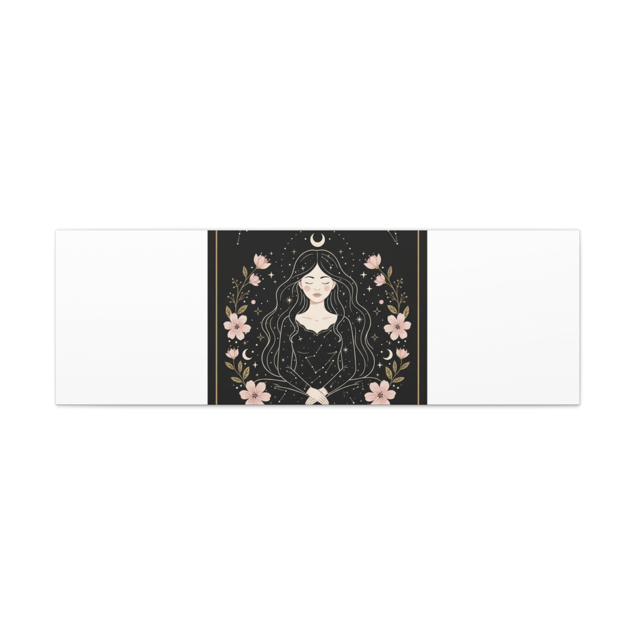 Celestial Tarot Line Art Canvas, modern tarot, celestial line art