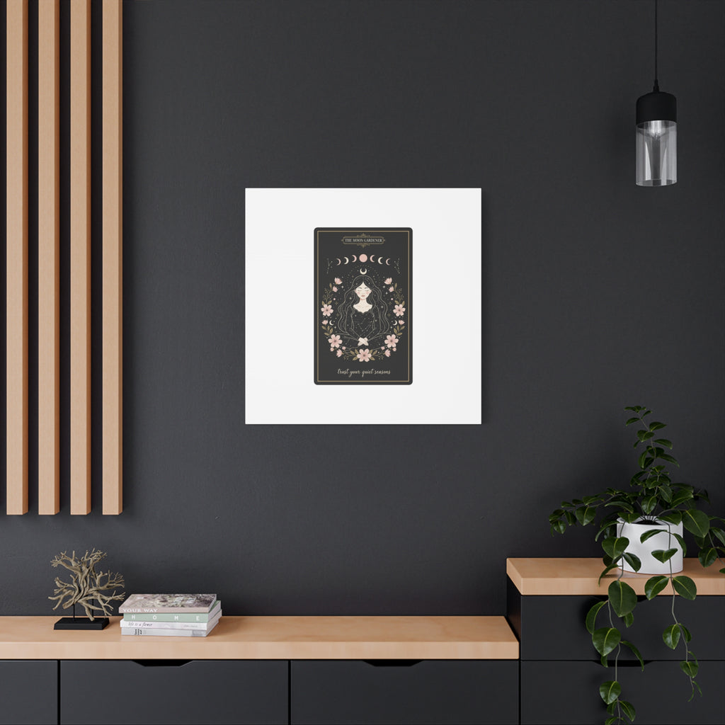 Celestial Tarot Line Art Canvas, modern tarot, celestial line art