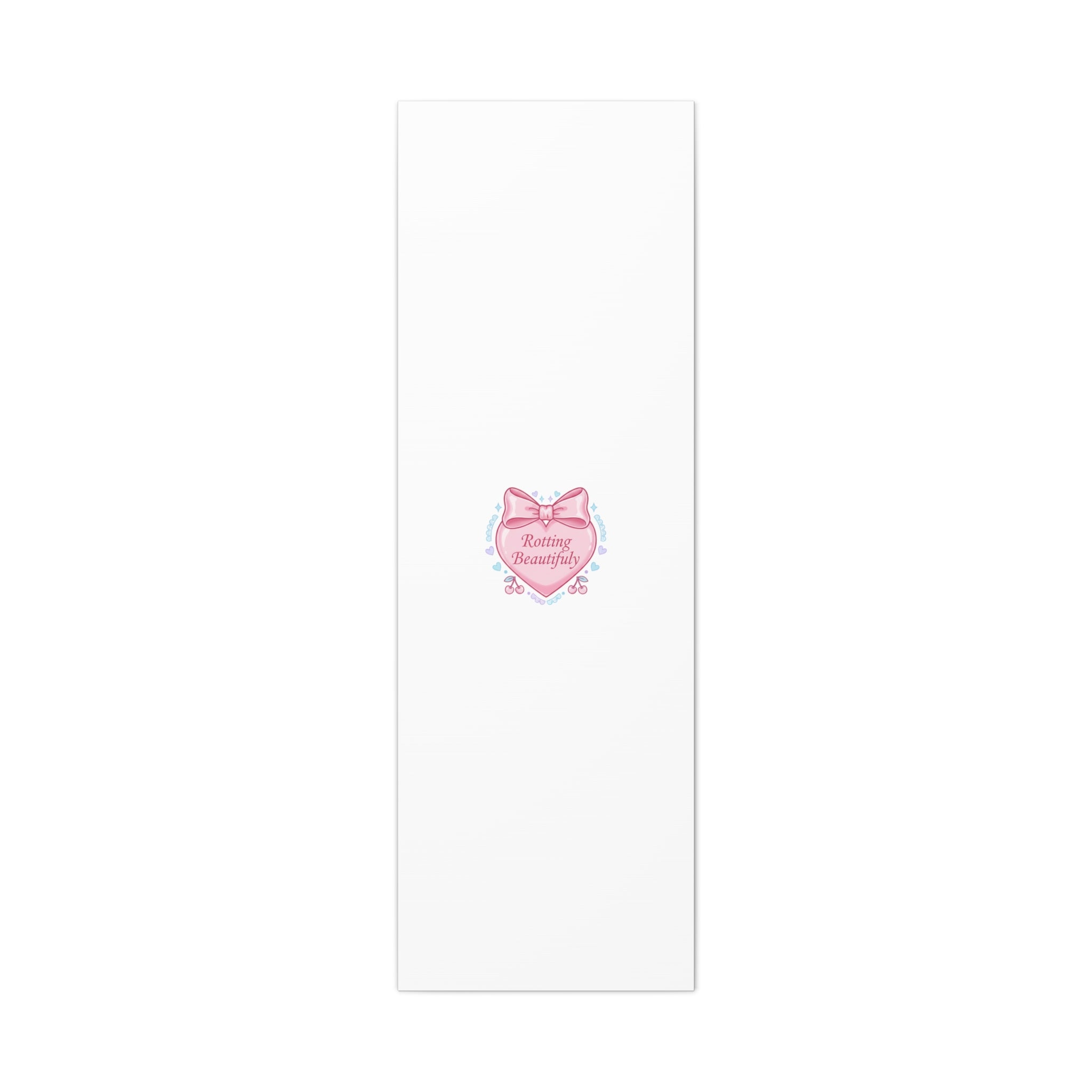 Rotting Beautifully Canvas | Coquette ribbon art, pastel humor
