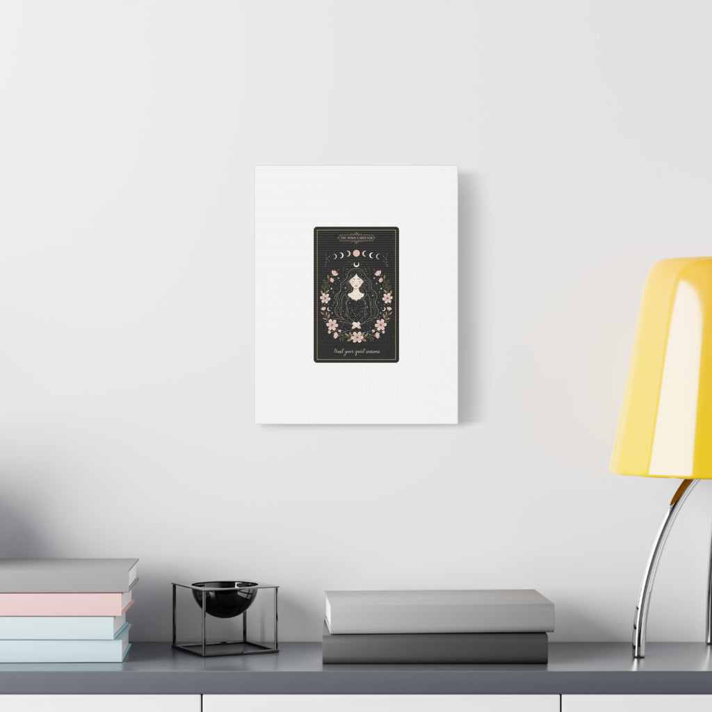 Celestial Tarot Line Art Canvas, modern tarot, celestial line art