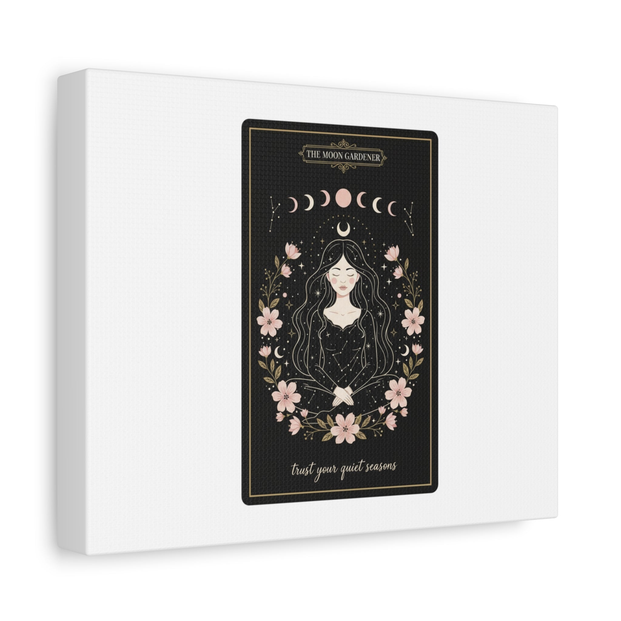 Celestial Tarot Line Art Canvas, modern tarot, celestial line art