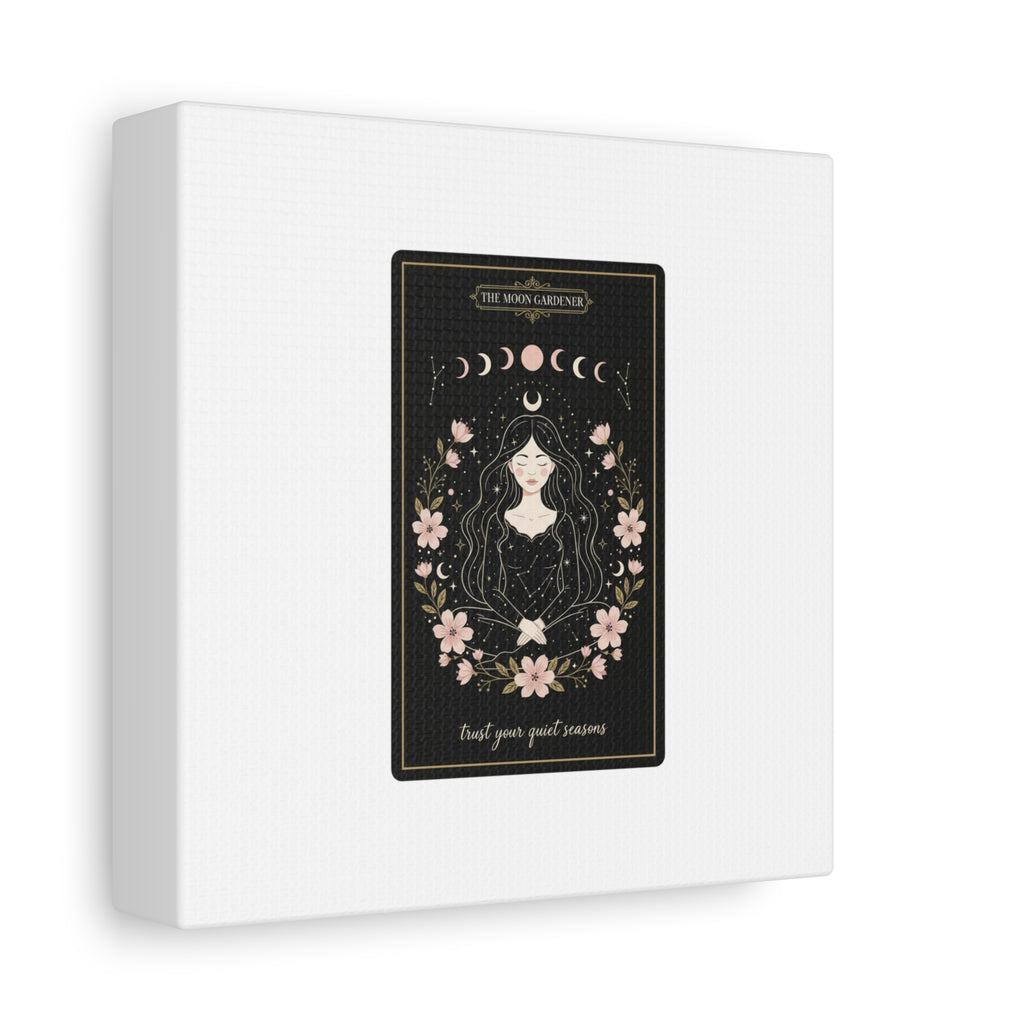 Celestial Tarot Line Art Canvas, modern tarot, celestial line art