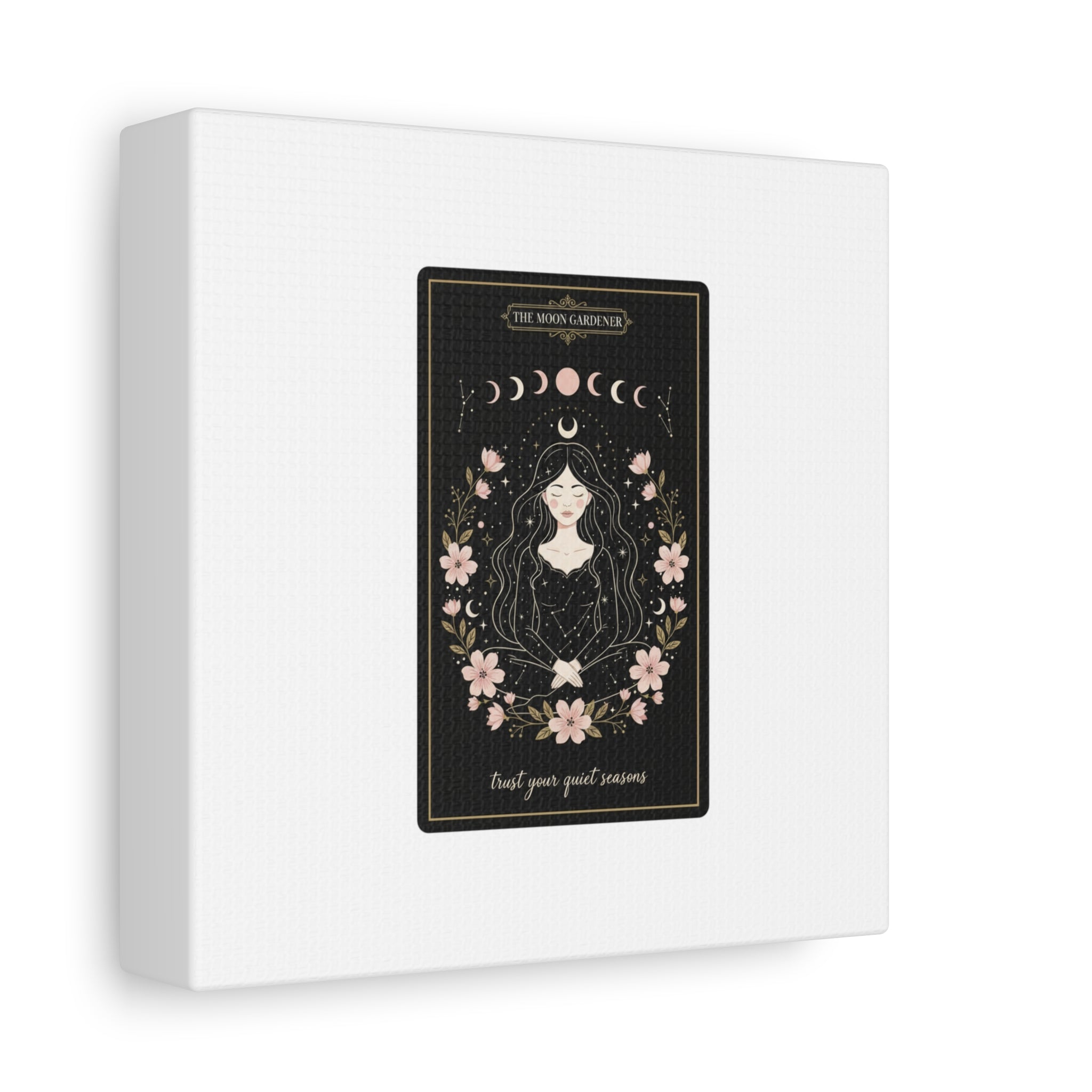 Celestial Tarot Line Art Canvas, modern tarot, celestial line art