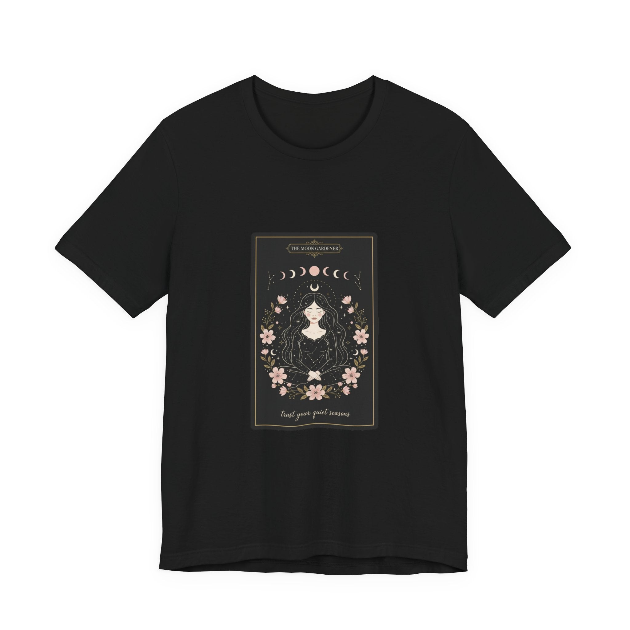 Celestial Line Art Tarot Tee | modern tarot, zodiac minimalist