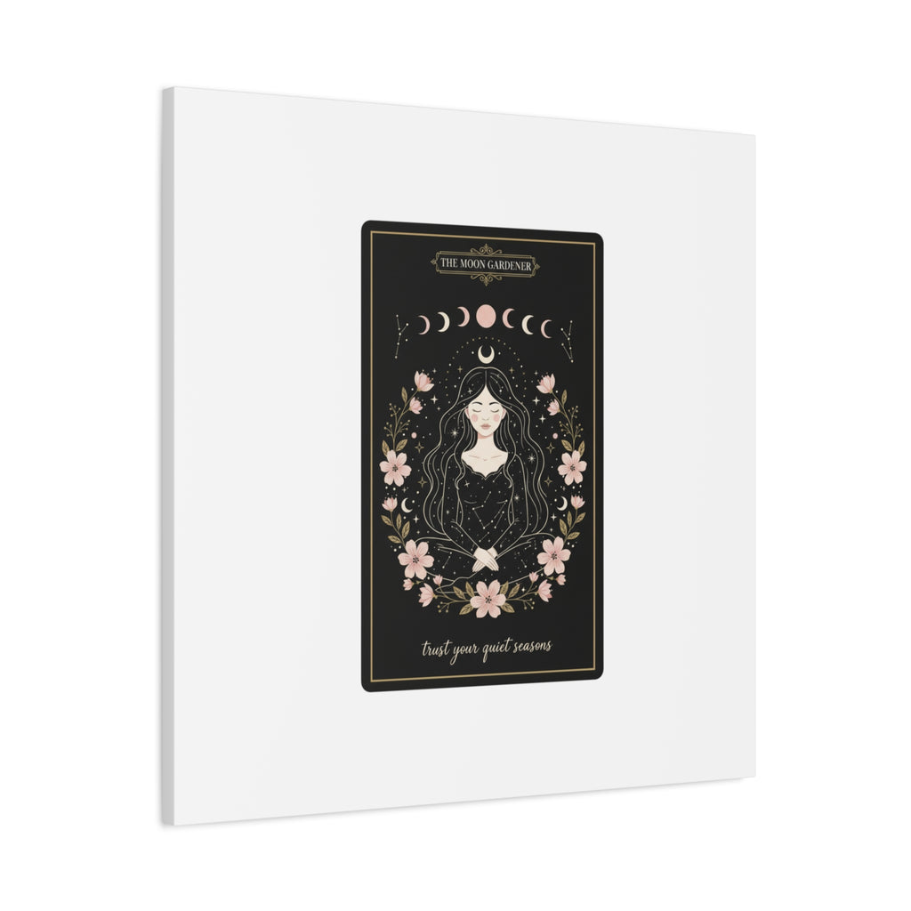 Celestial Tarot Line Art Canvas, modern tarot, celestial line art