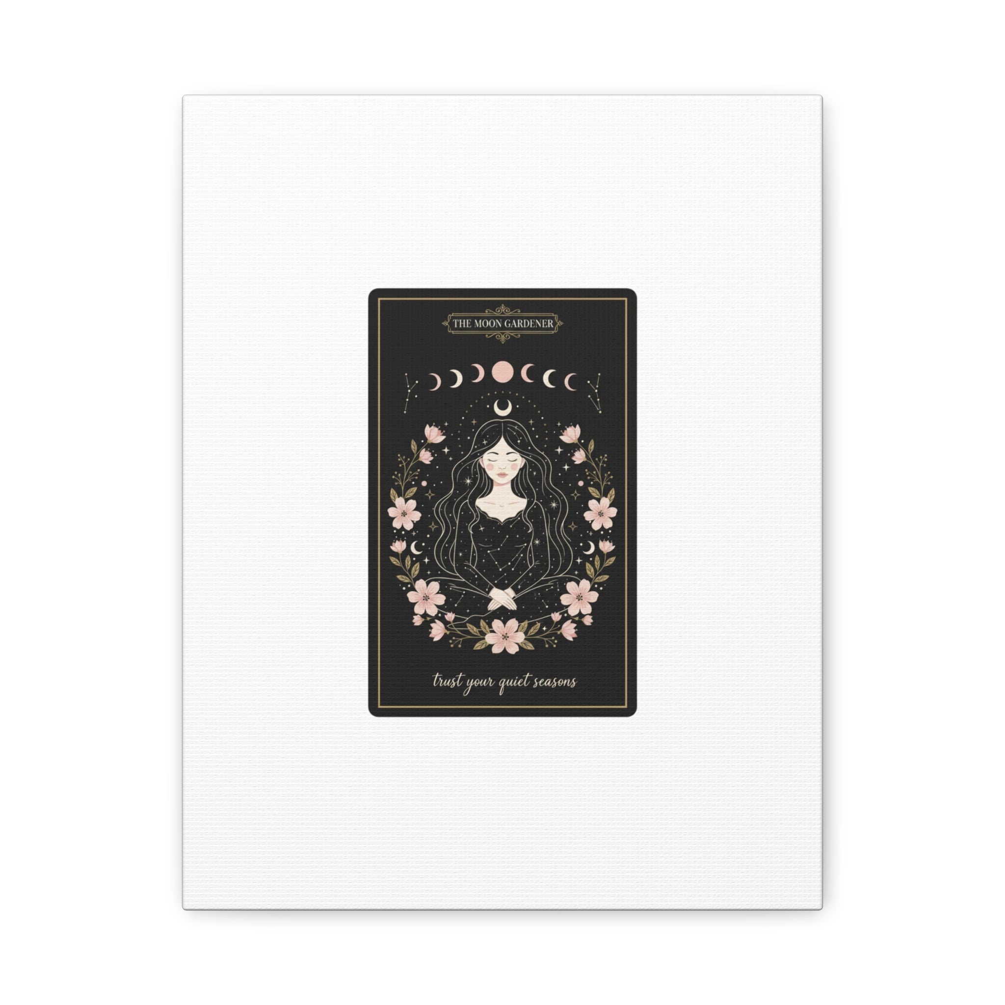 Celestial Tarot Line Art Canvas, modern tarot, celestial line art