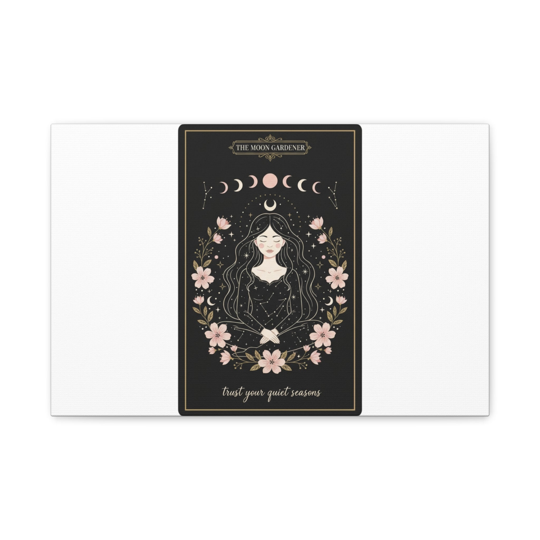 Celestial Tarot Line Art Canvas, modern tarot, celestial line art