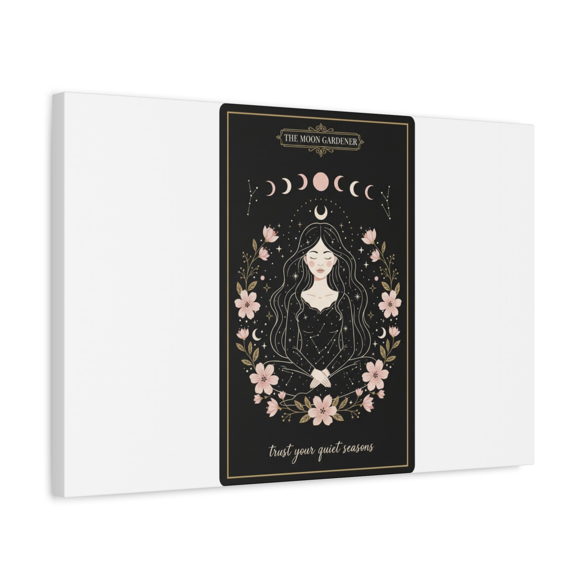 Celestial Tarot Line Art Canvas, modern tarot, celestial line art