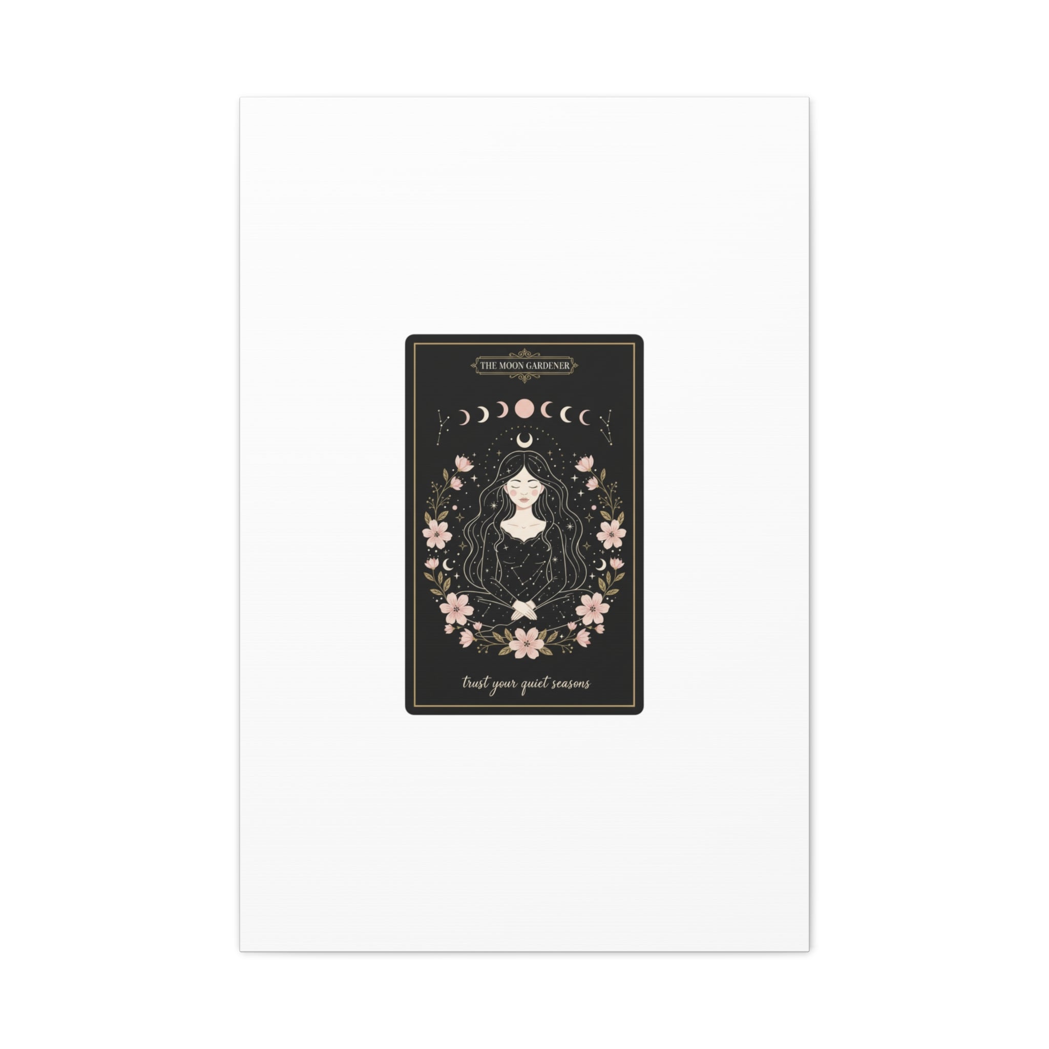 Celestial Tarot Line Art Canvas, modern tarot, celestial line art