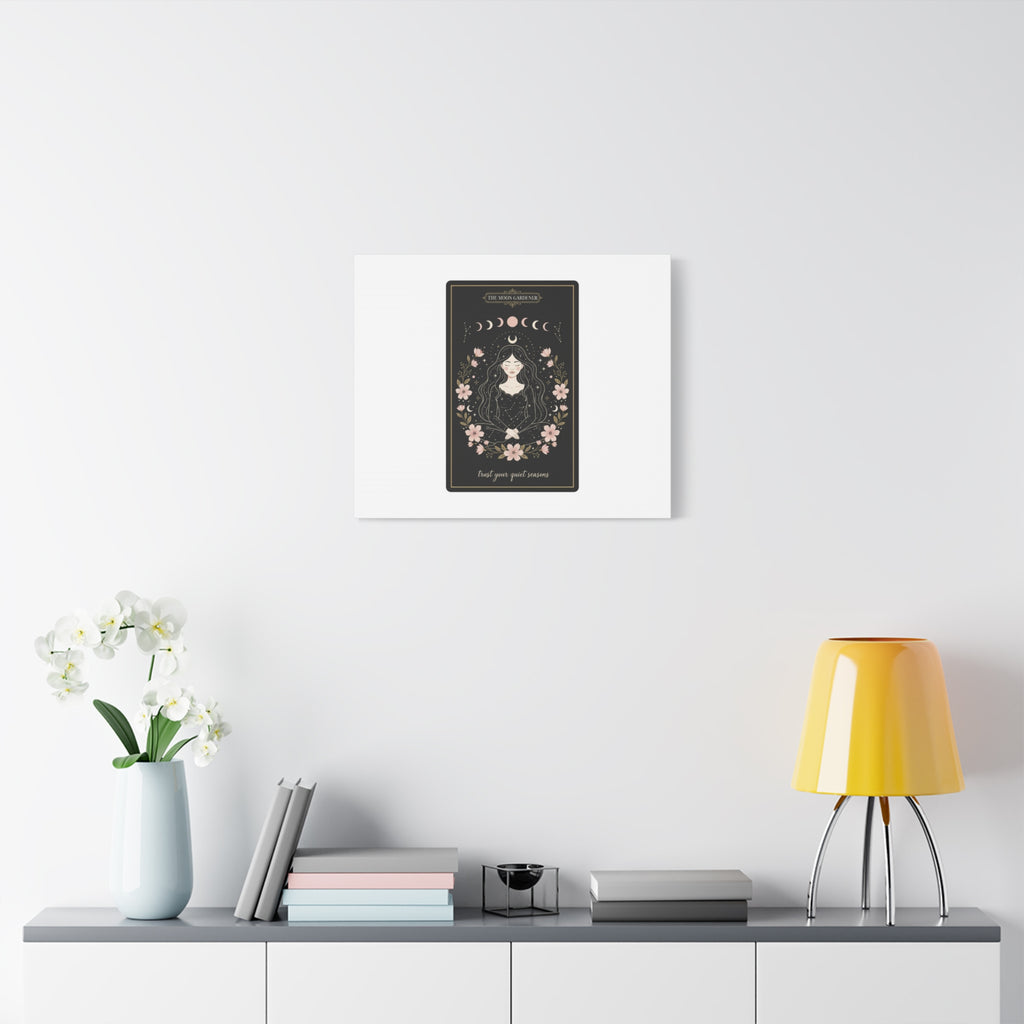 Celestial Tarot Line Art Canvas, modern tarot, celestial line art