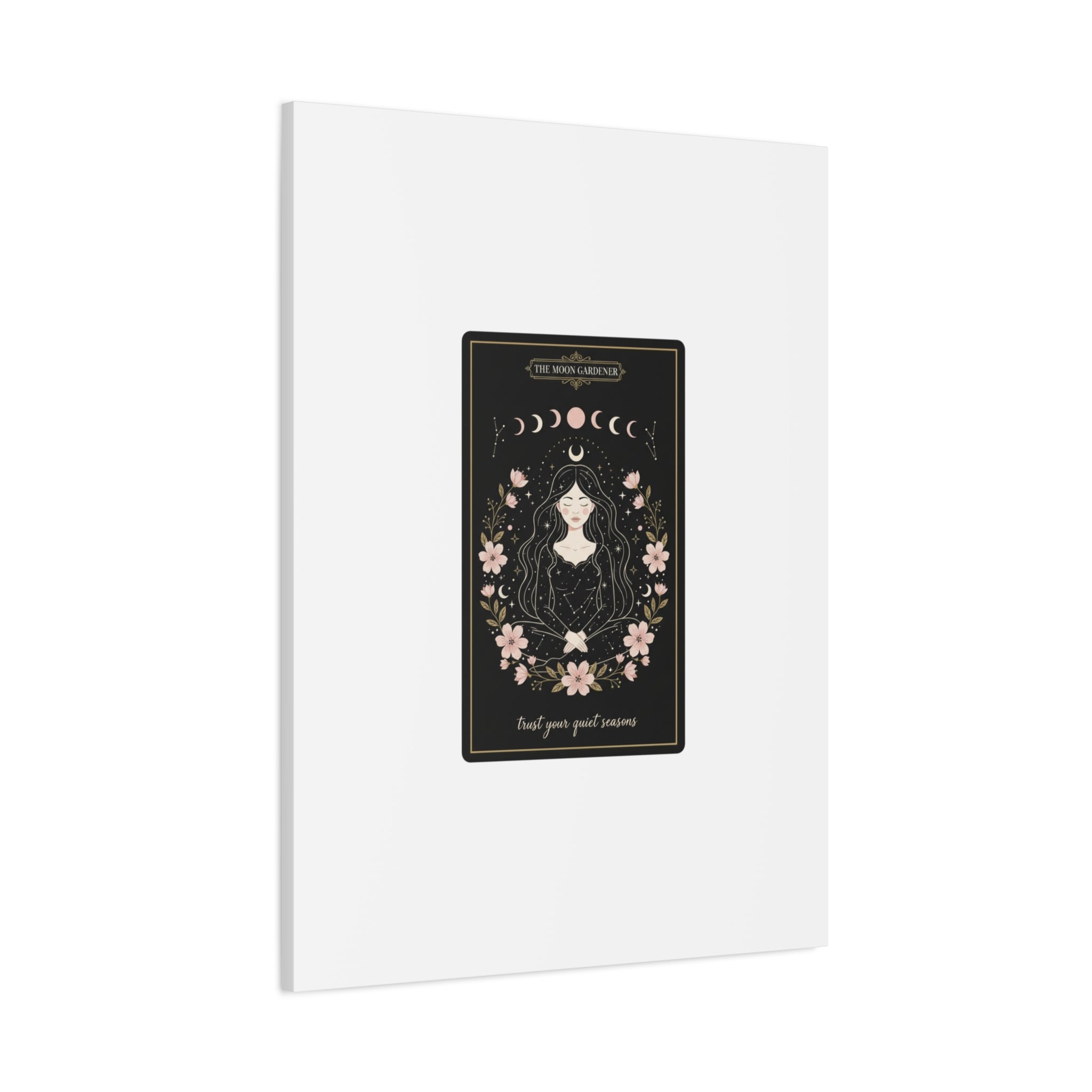 Celestial Tarot Line Art Canvas, modern tarot, celestial line art