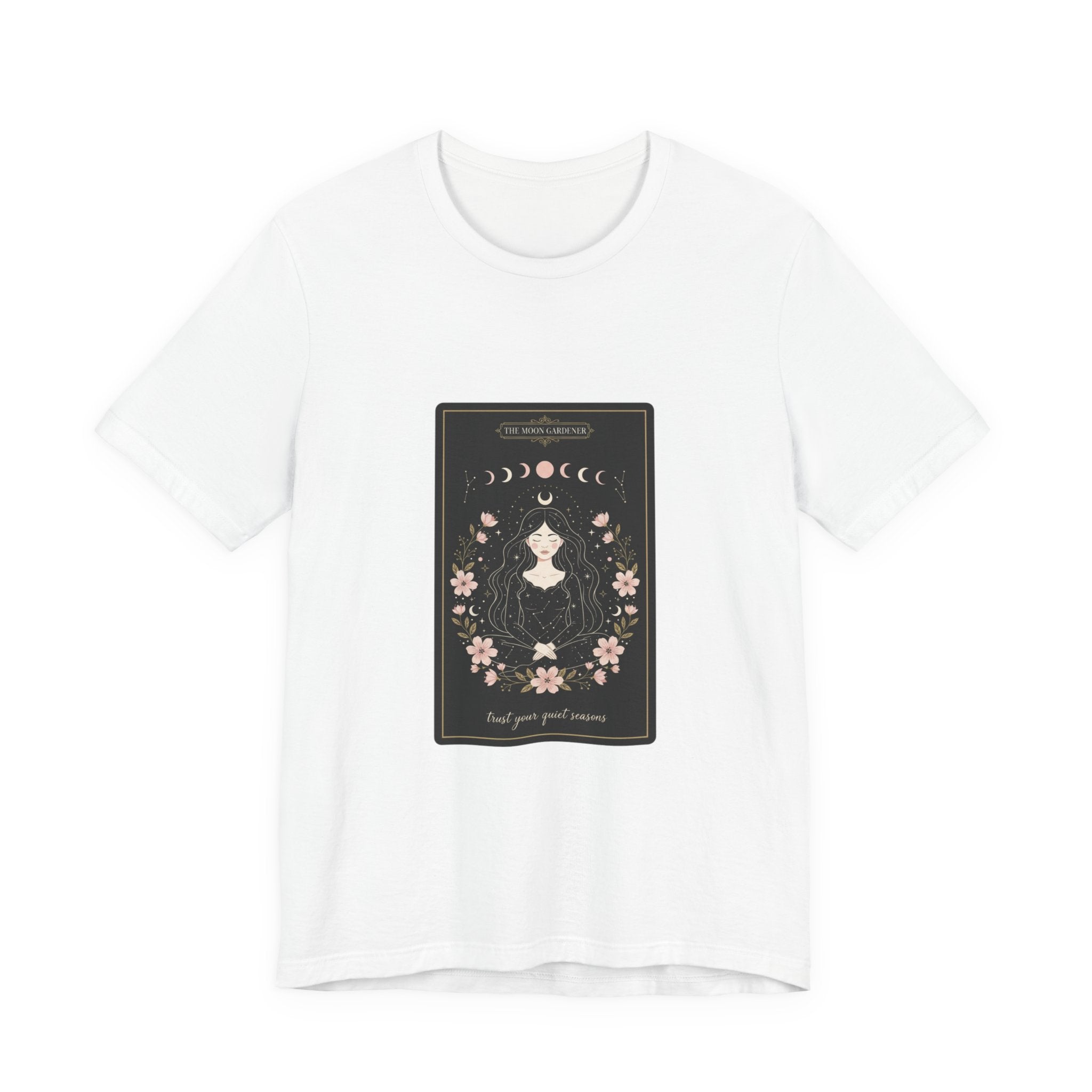 Celestial Line Art Tarot Tee | modern tarot, zodiac minimalist