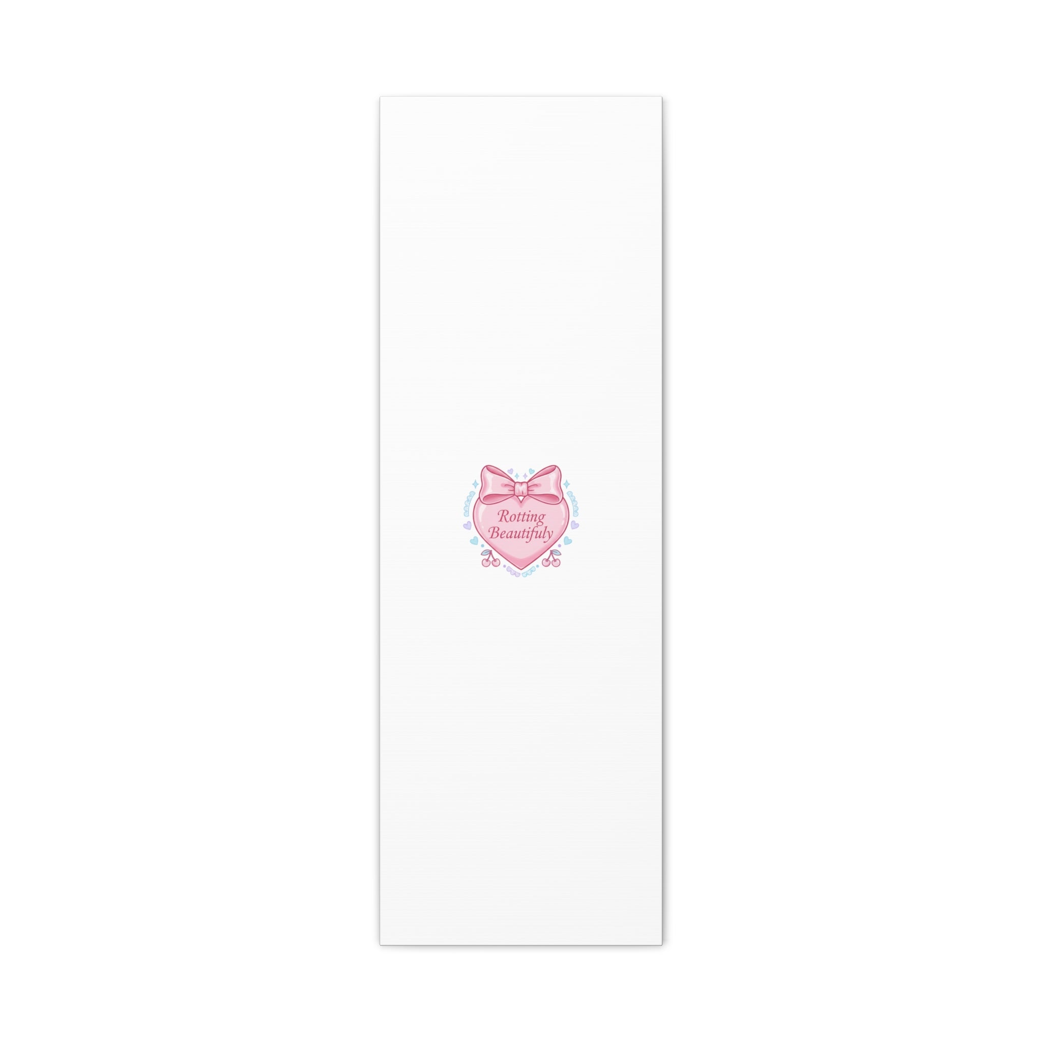 Rotting Beautifully Canvas | Coquette ribbon art, pastel humor