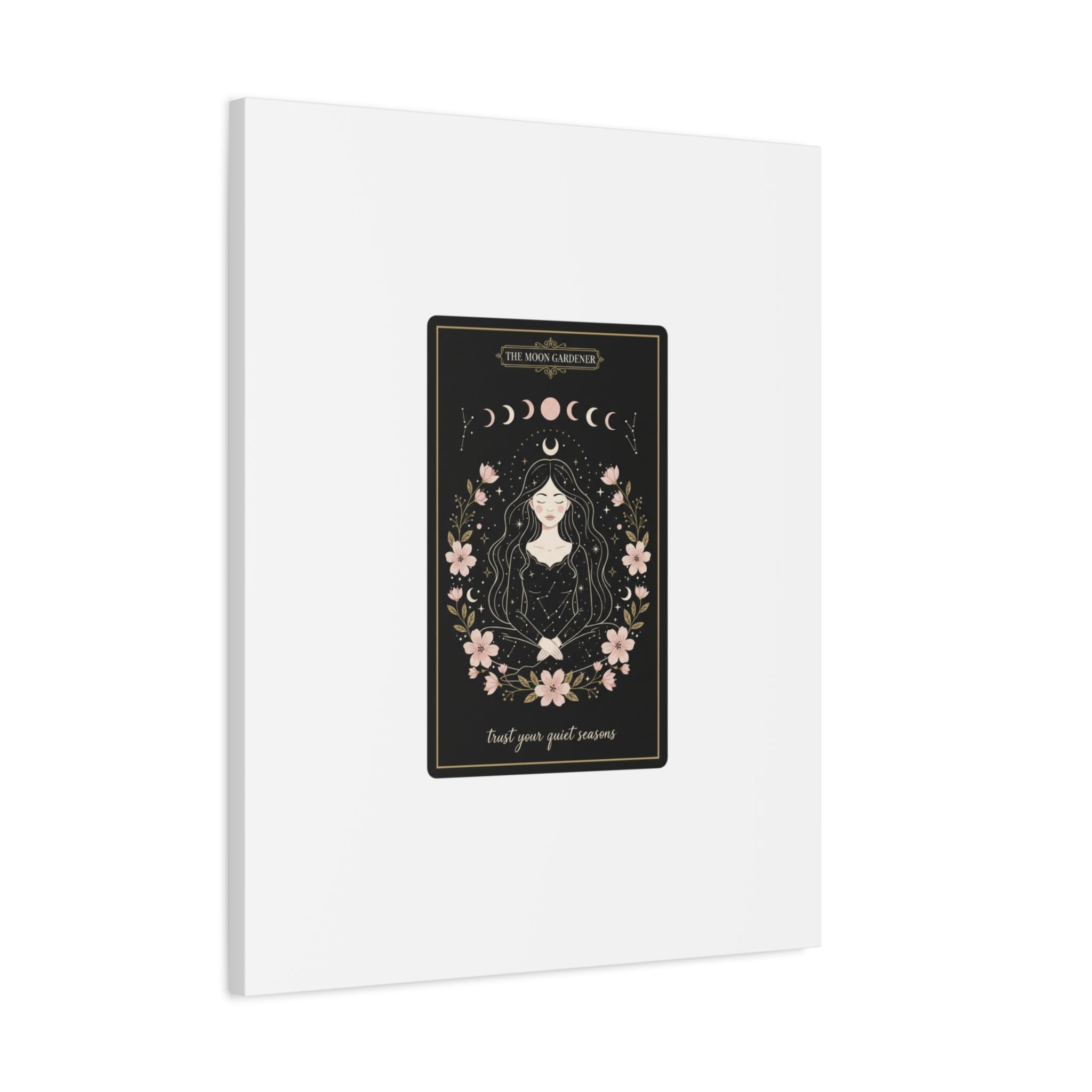 Celestial Tarot Line Art Canvas, modern tarot, celestial line art