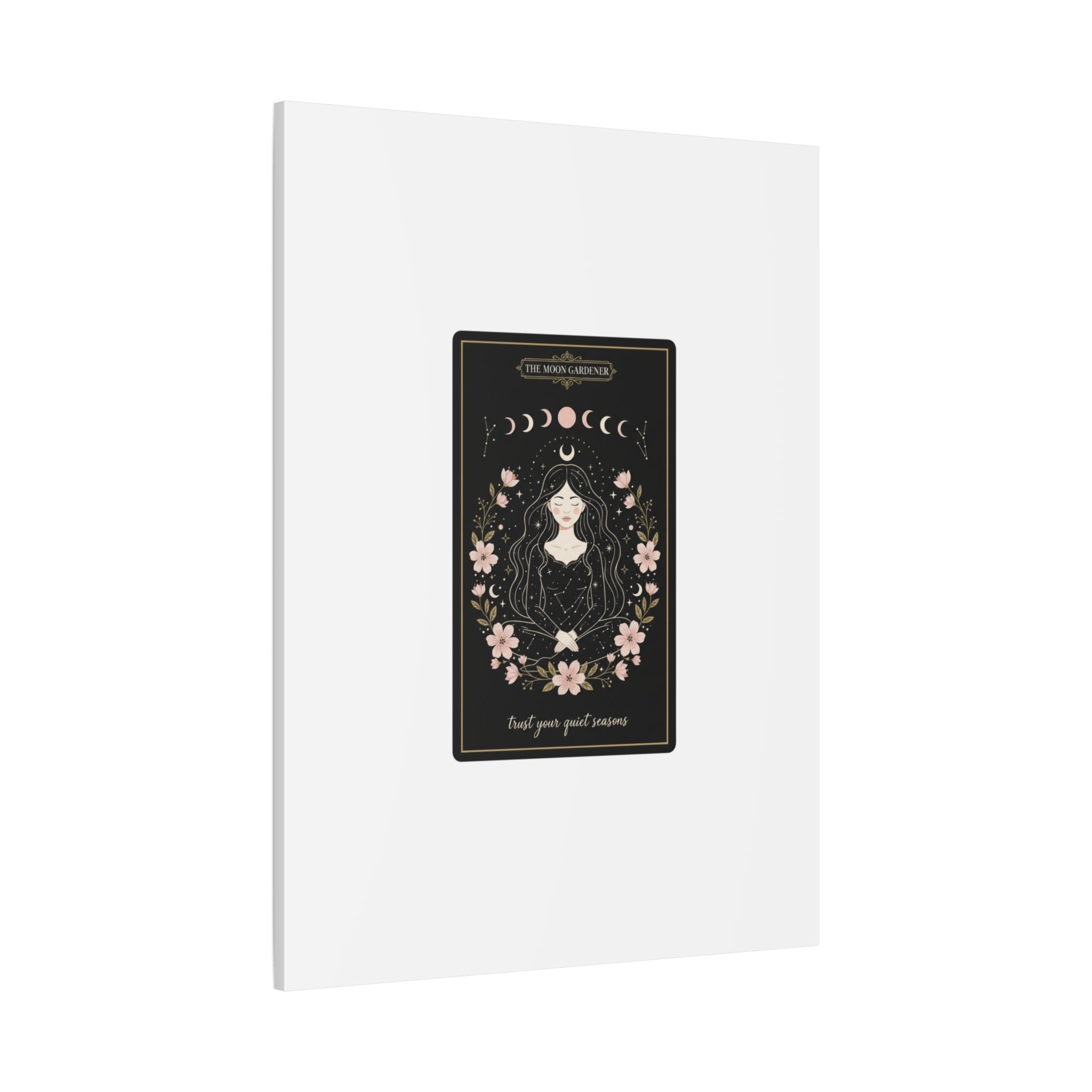 Celestial Tarot Line Art Canvas, modern tarot, celestial line art