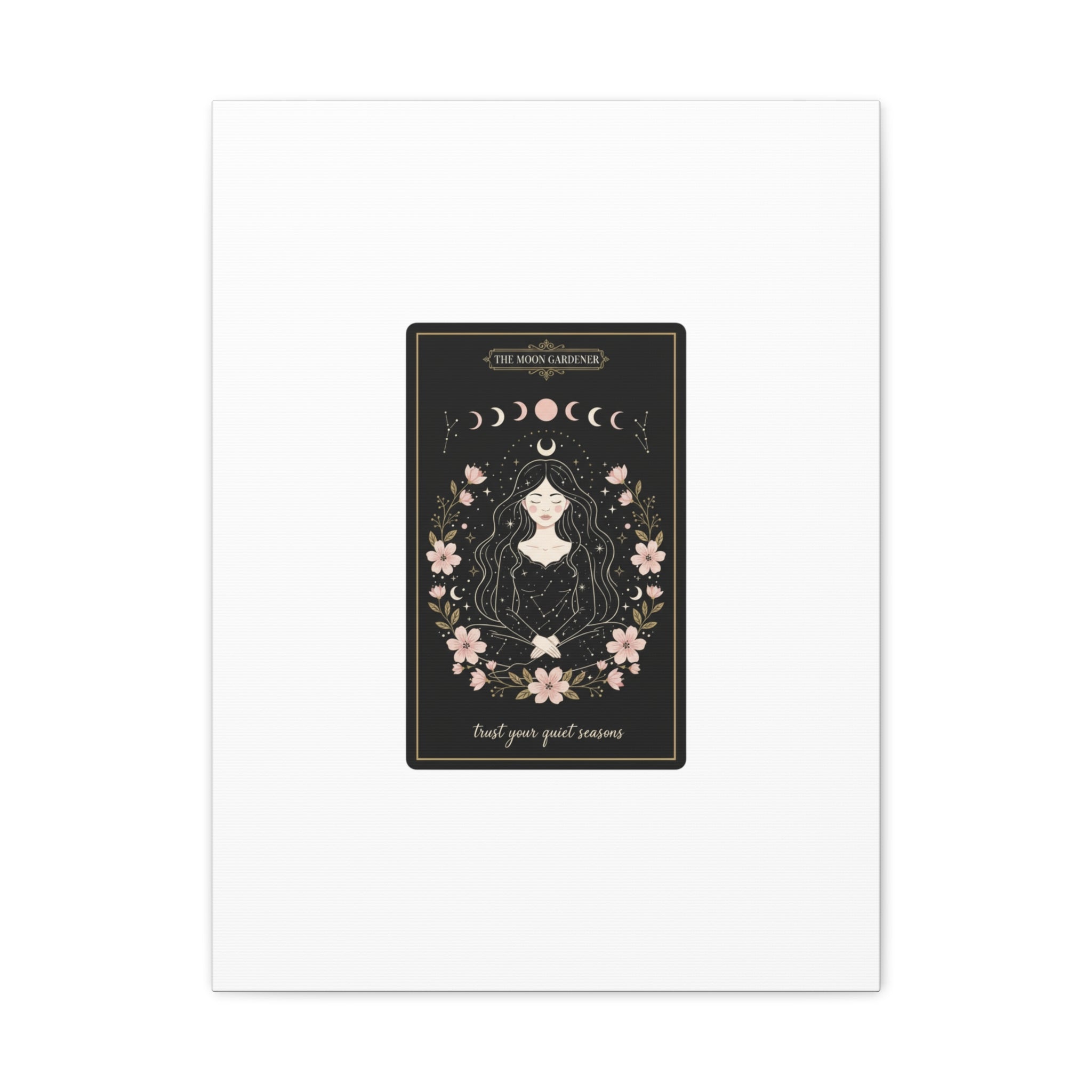 Celestial Tarot Line Art Canvas, modern tarot, celestial line art