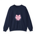 Rotting Beautifully Crewneck Sweatshirt | coquette ribbon, pastel humor