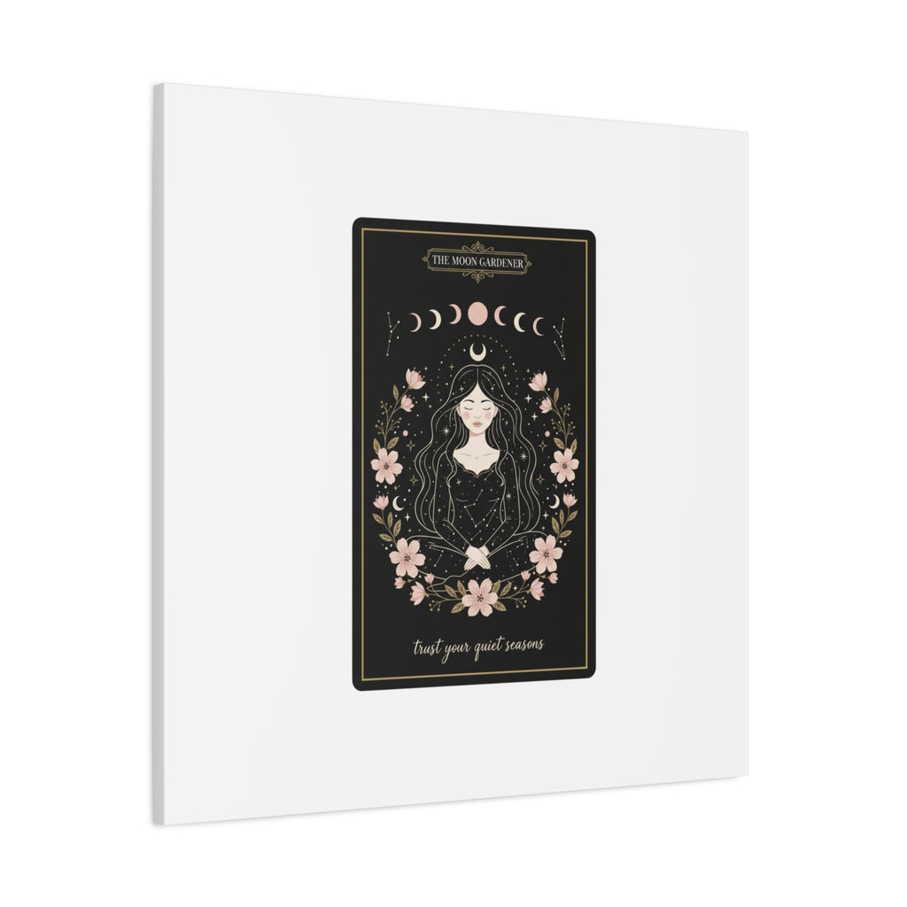 Celestial Tarot Line Art Canvas, modern tarot, celestial line art