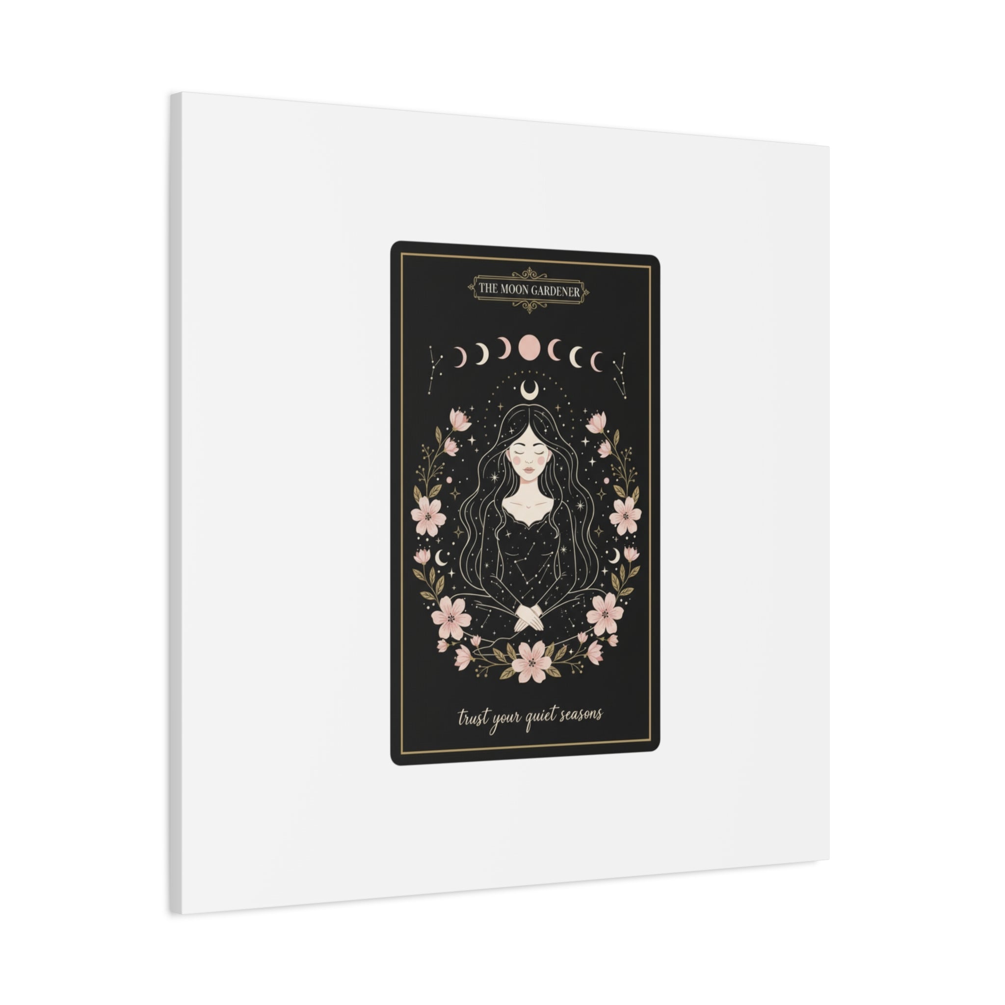 Celestial Tarot Line Art Canvas, modern tarot, celestial line art
