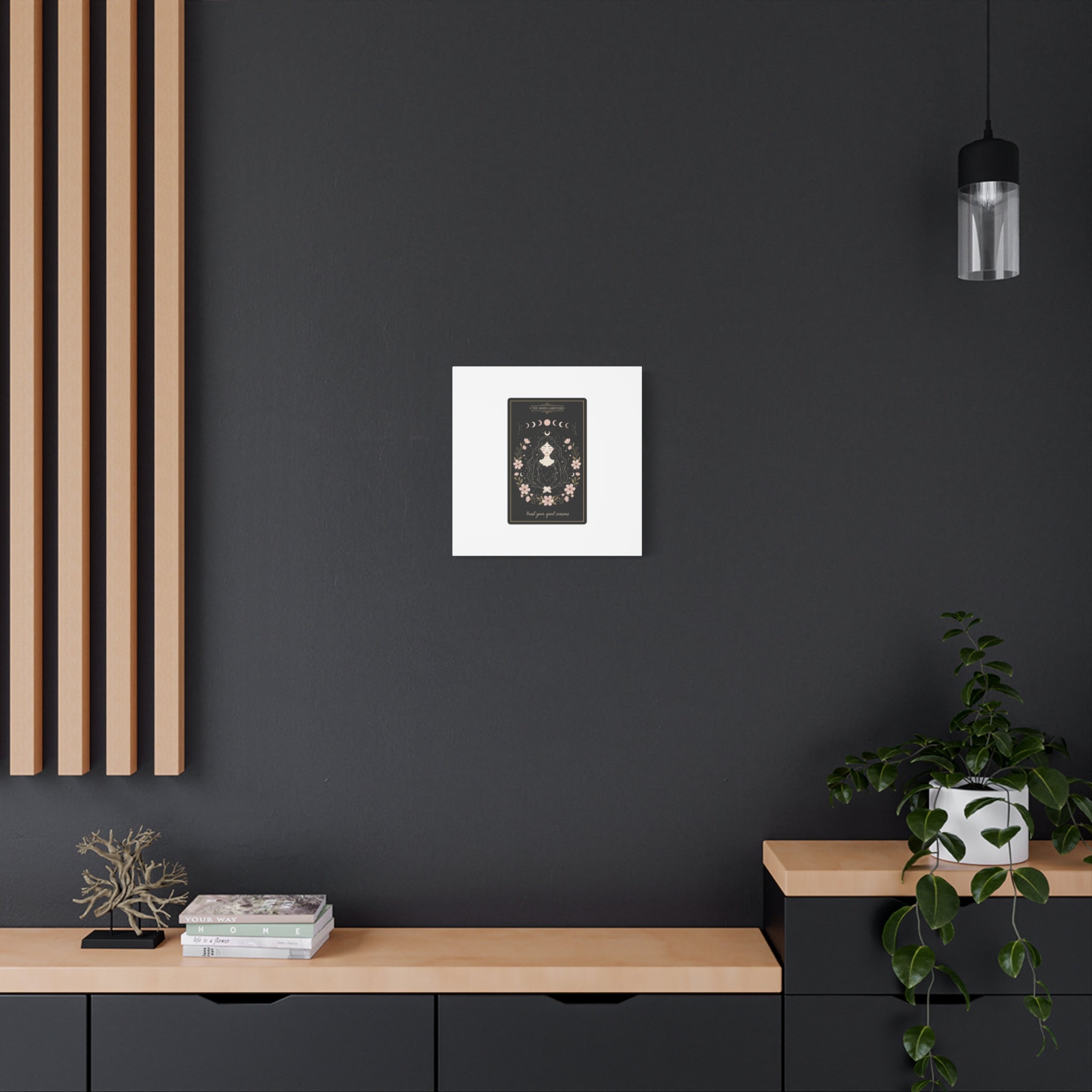 Celestial Tarot Line Art Canvas, modern tarot, celestial line art